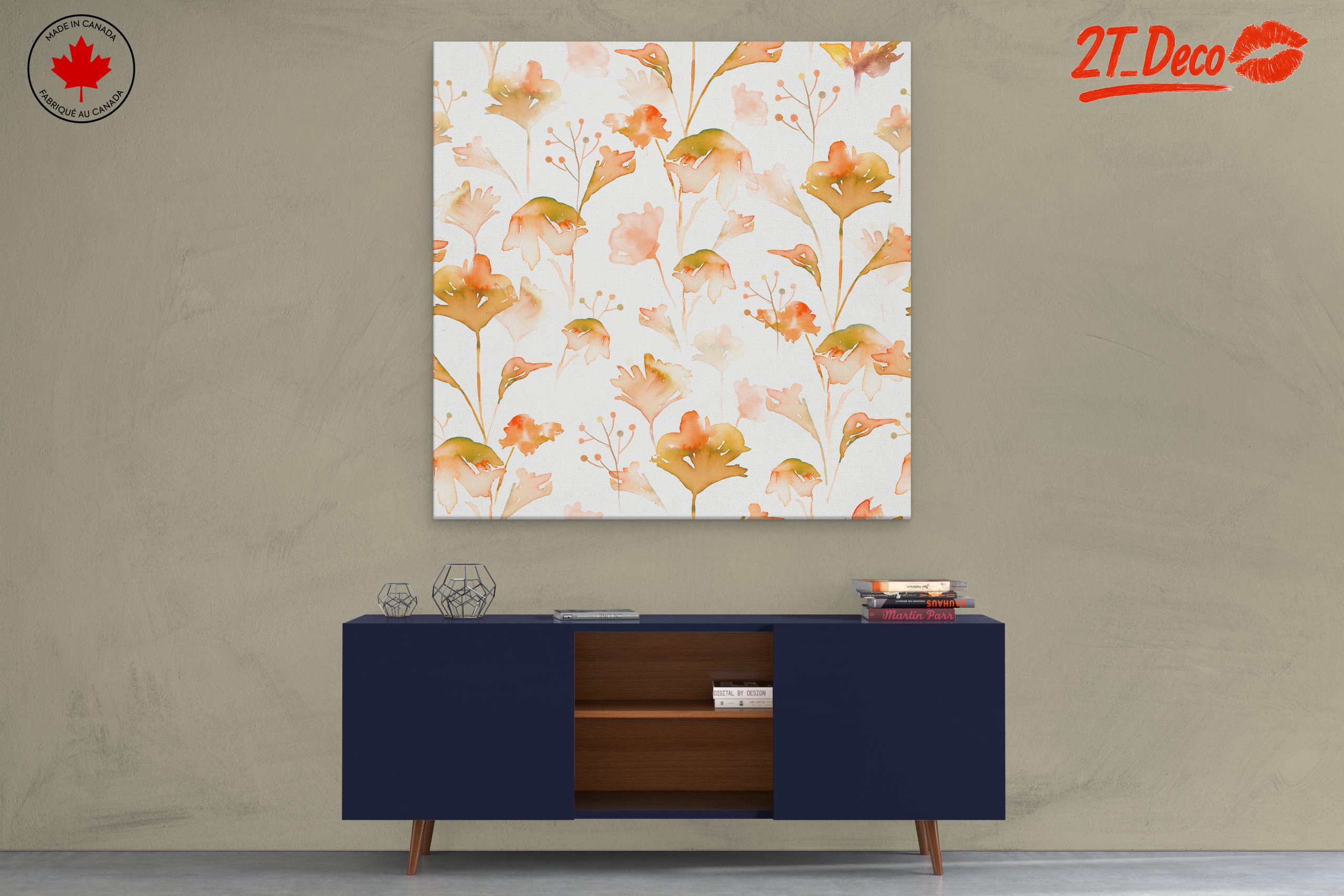 Elegant Botanical Abstract Artwork 2 - Image 3