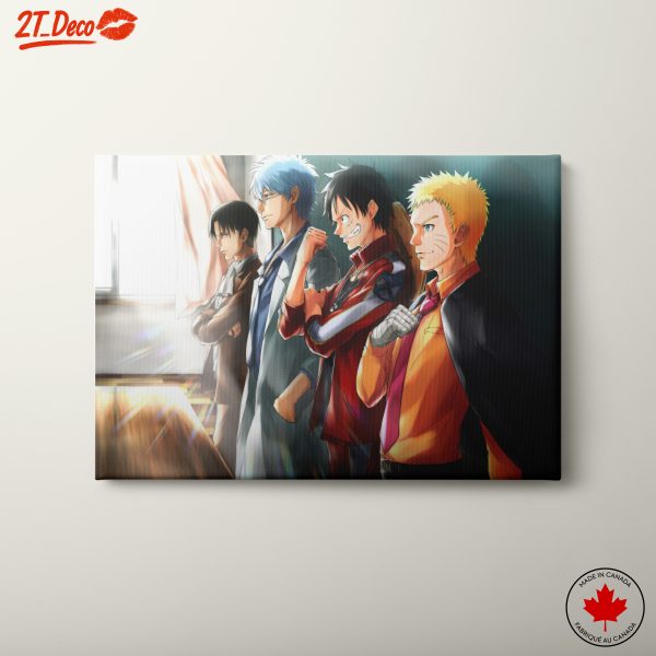 Naruto Inspired Anime Art Featuring Iconic Characters