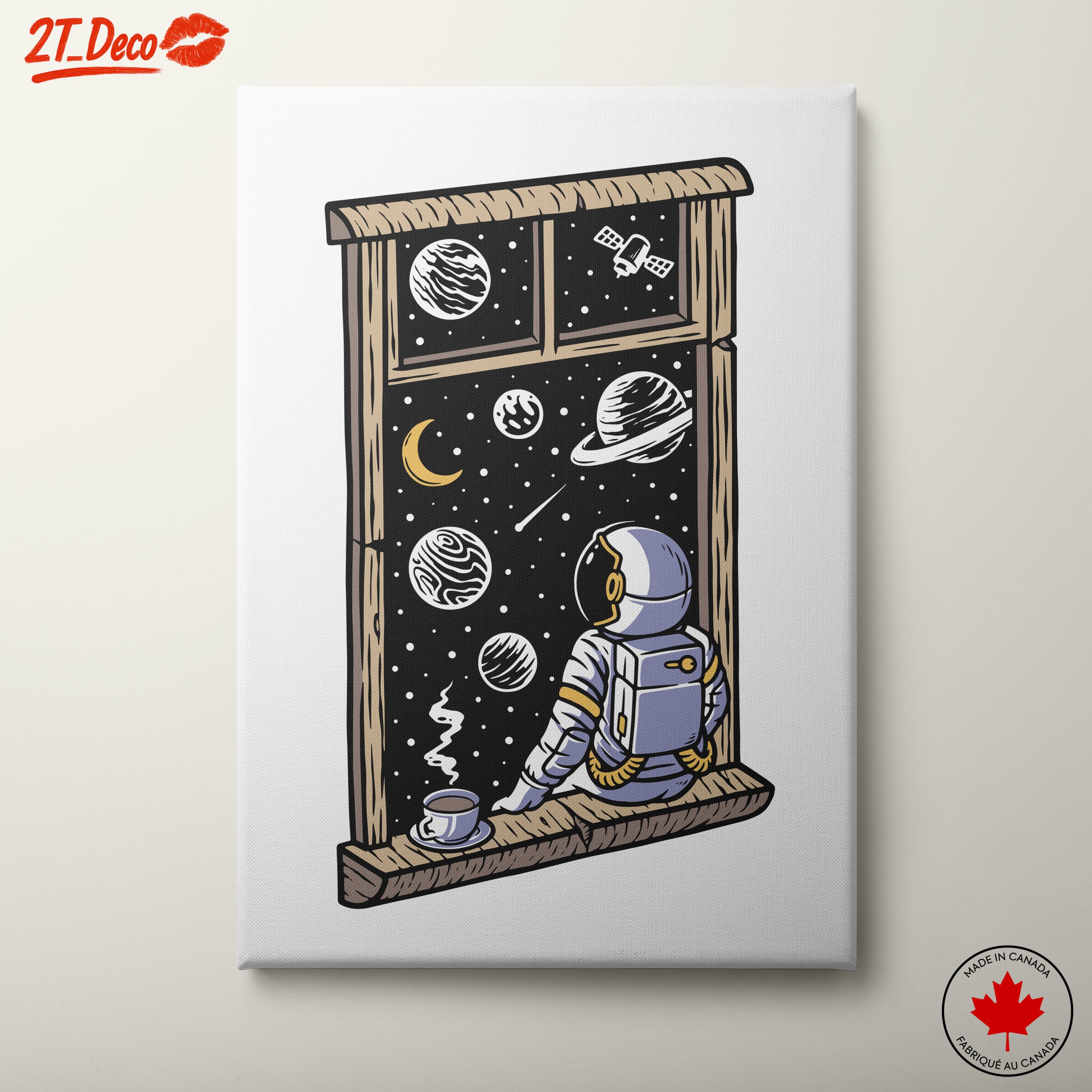 Astronaut Gazing at Cosmic Wonders
