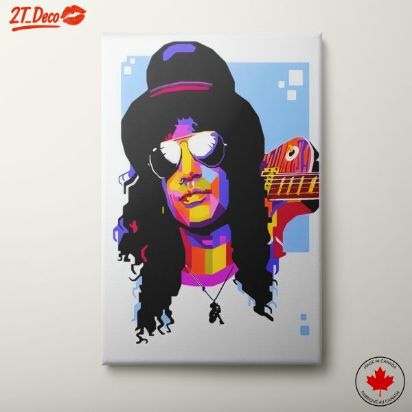 Colorful Portrait of Iconic Music Legend