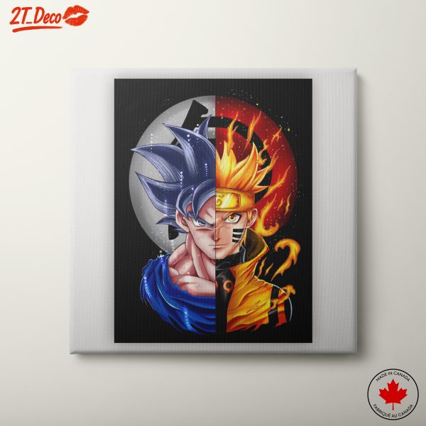Goku and Naruto Character Art