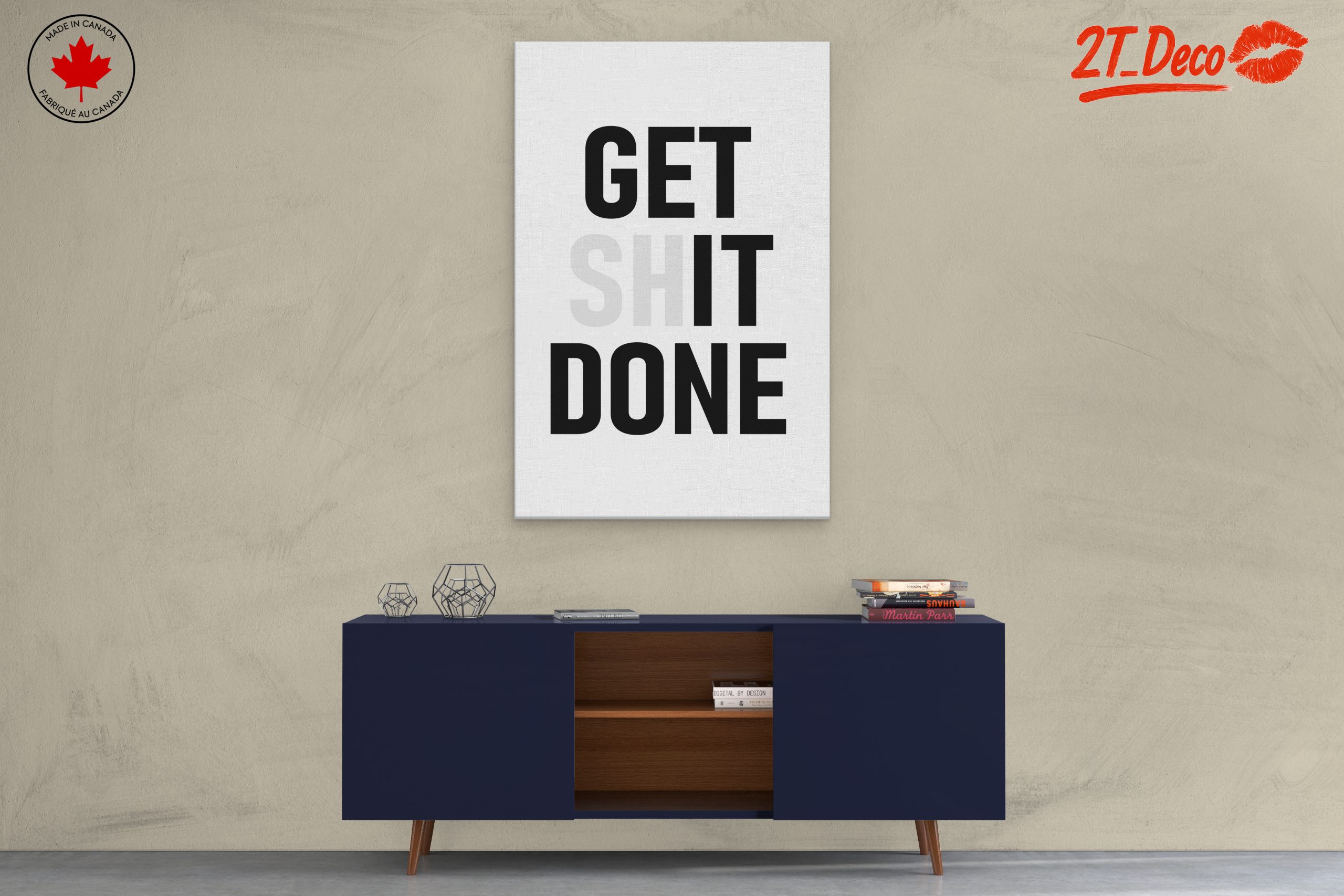 Get Shit Done Motivational Quote Art - Image 3