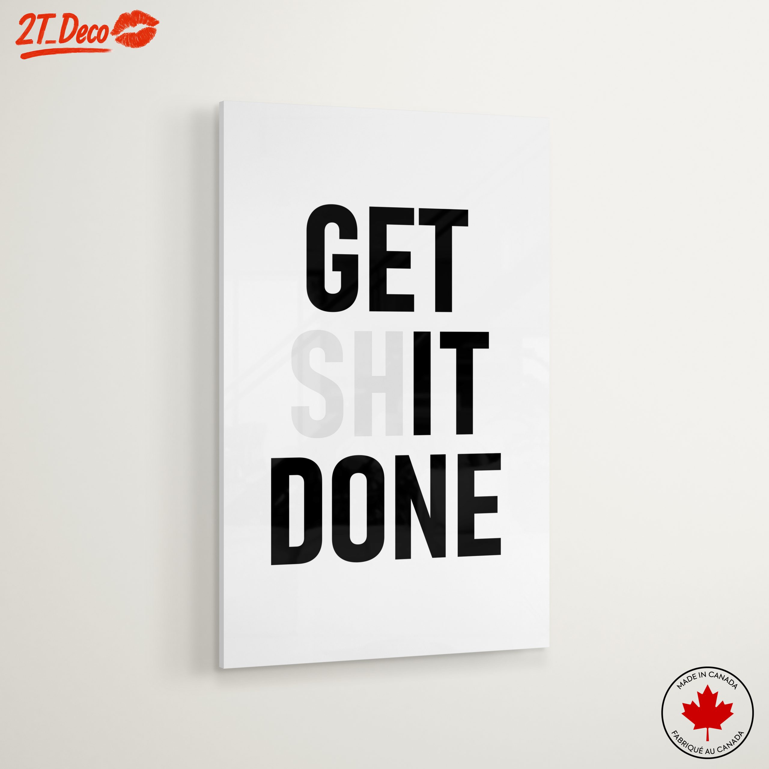 Get Shit Done Motivational Quote Art - Image 6