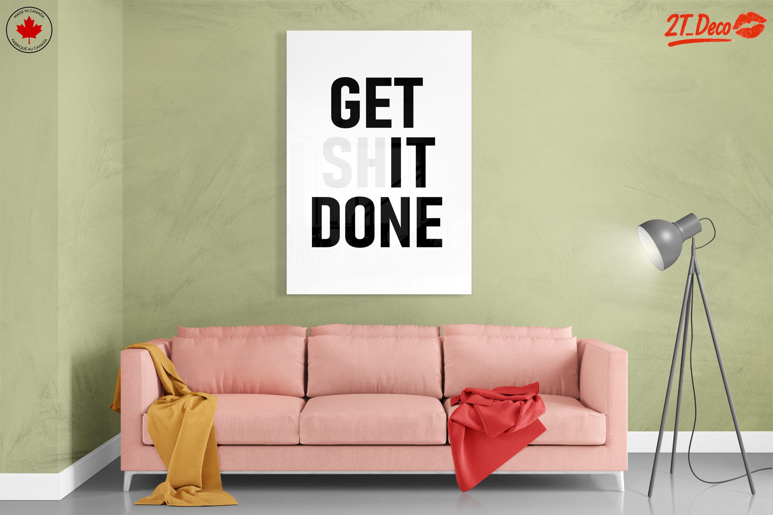 Get Shit Done Motivational Quote Art - Image 7