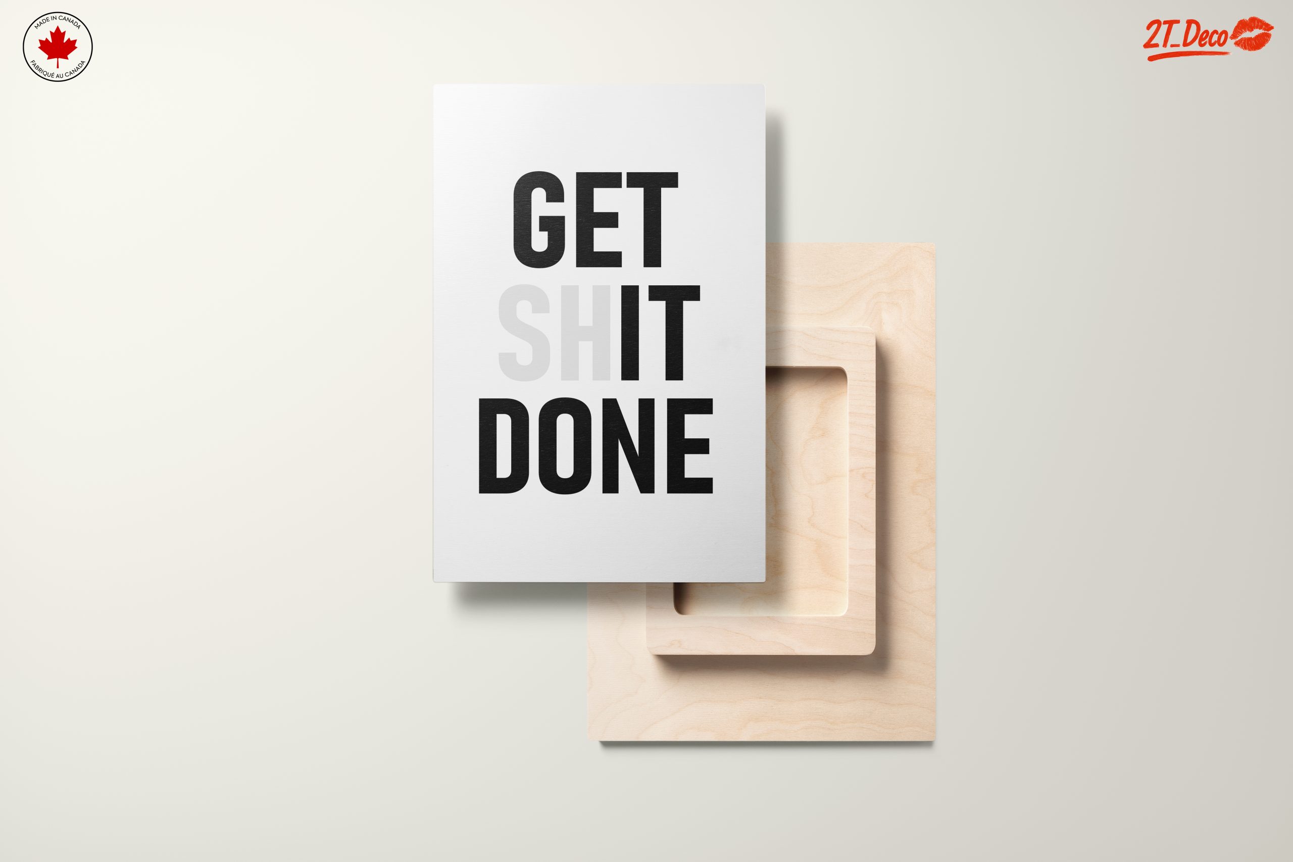 Get Shit Done Motivational Quote Art - Image 11