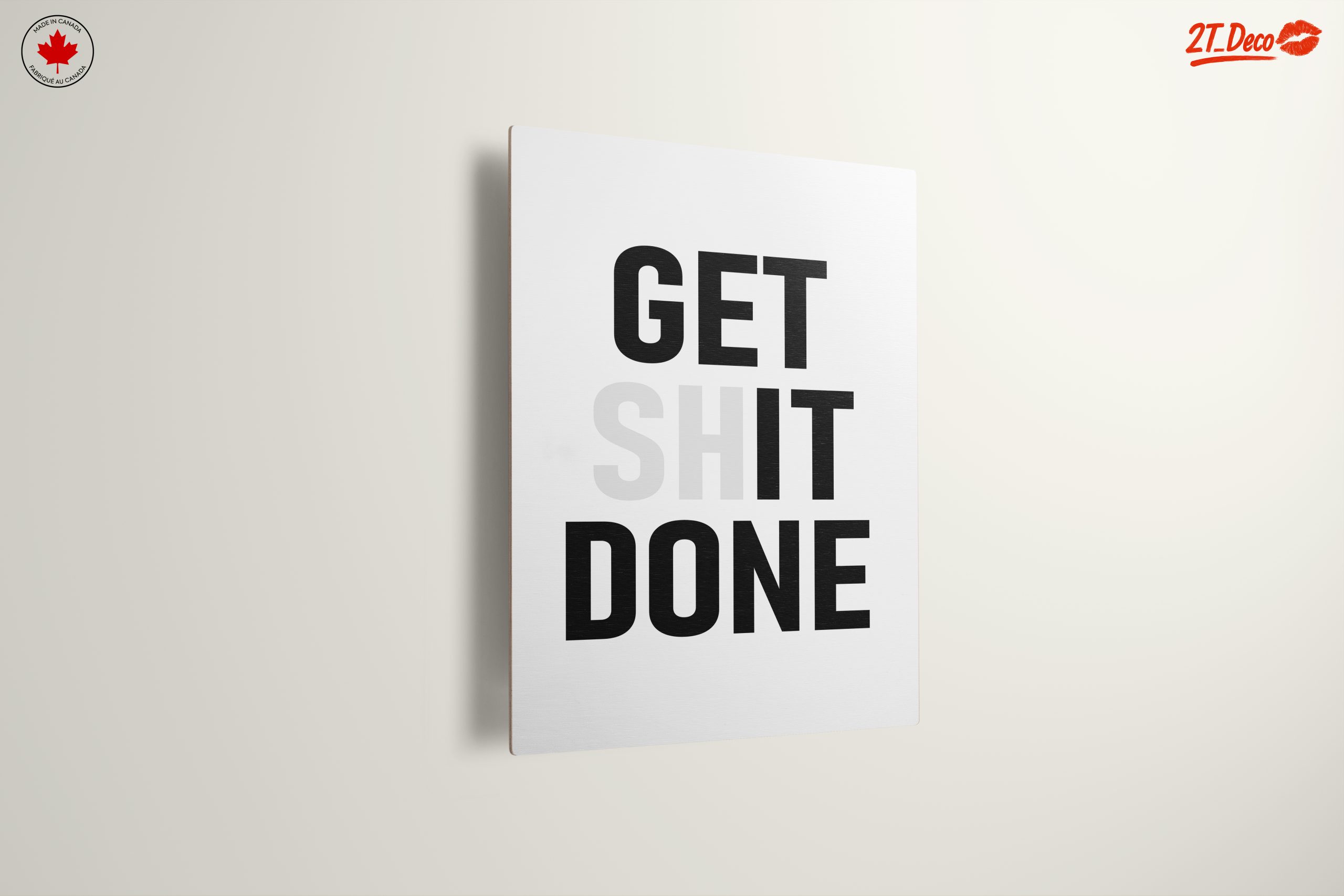 Get Shit Done Motivational Quote Art - Image 13