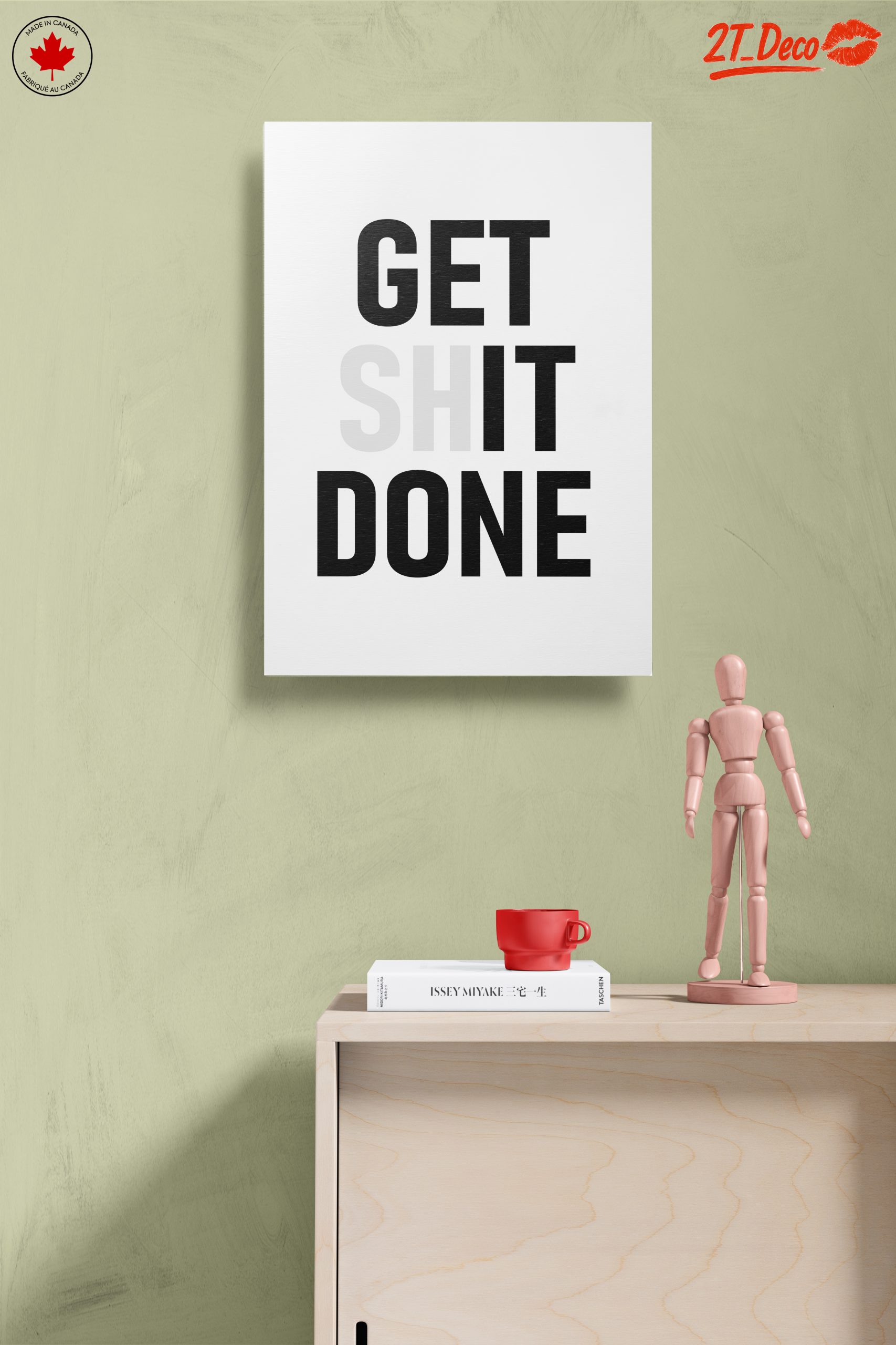 Get Shit Done Motivational Quote Art - Image 14