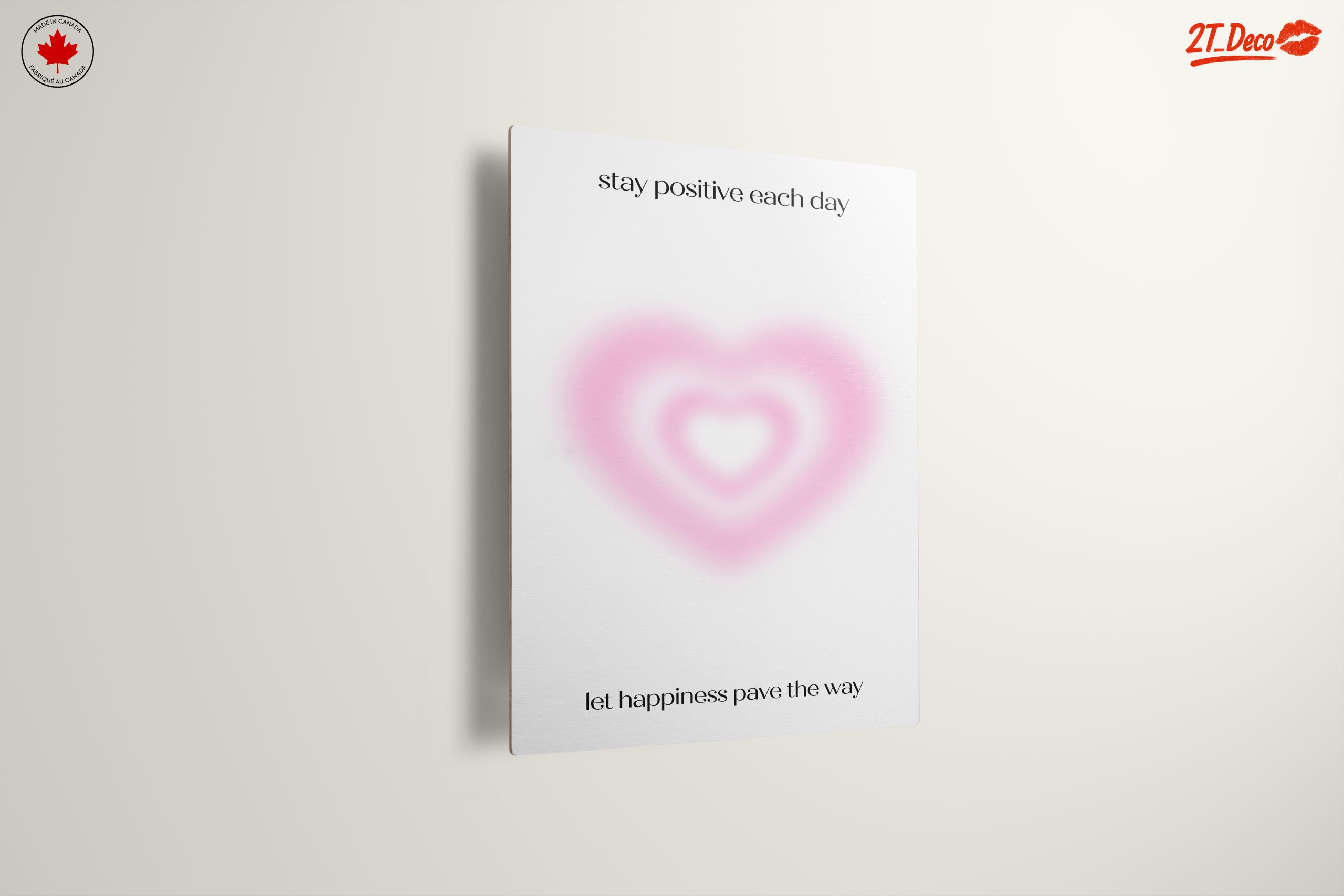 Inspirational Heart Shape Art with Positive Quotes - Image 13