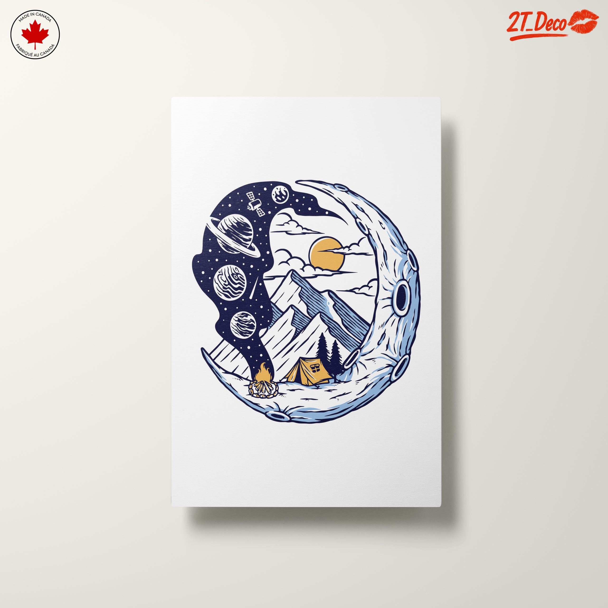 Celestial Landscape with Mountains and Stars - Image 10