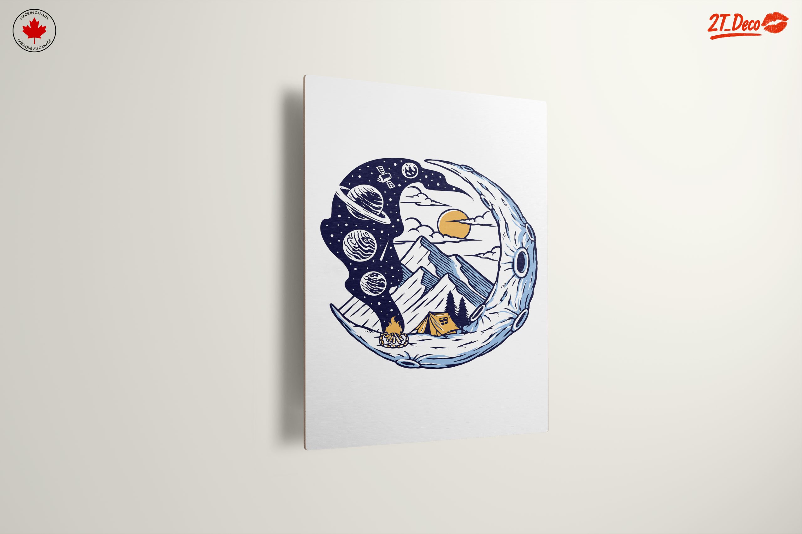 Celestial Landscape with Mountains and Stars - Image 13