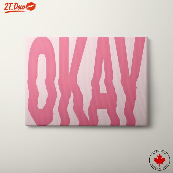 Bold Pop Art Design Featuring Okay