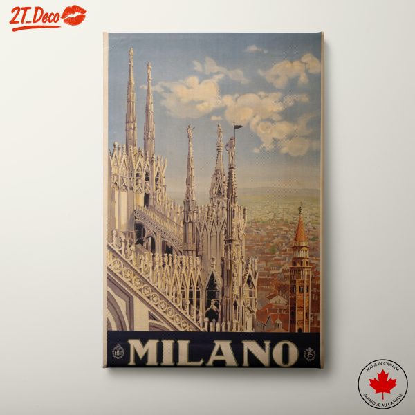 Milan Architectural Cityscape Art