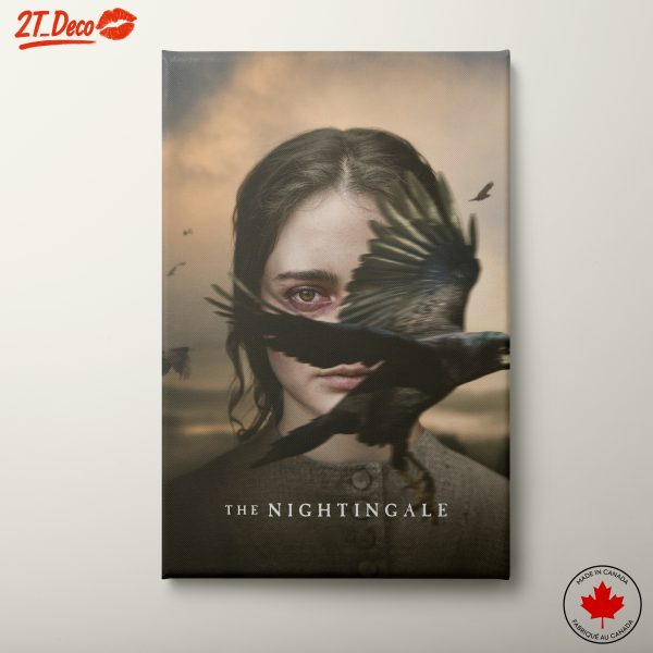 Surreal Female Portrait with Birds
