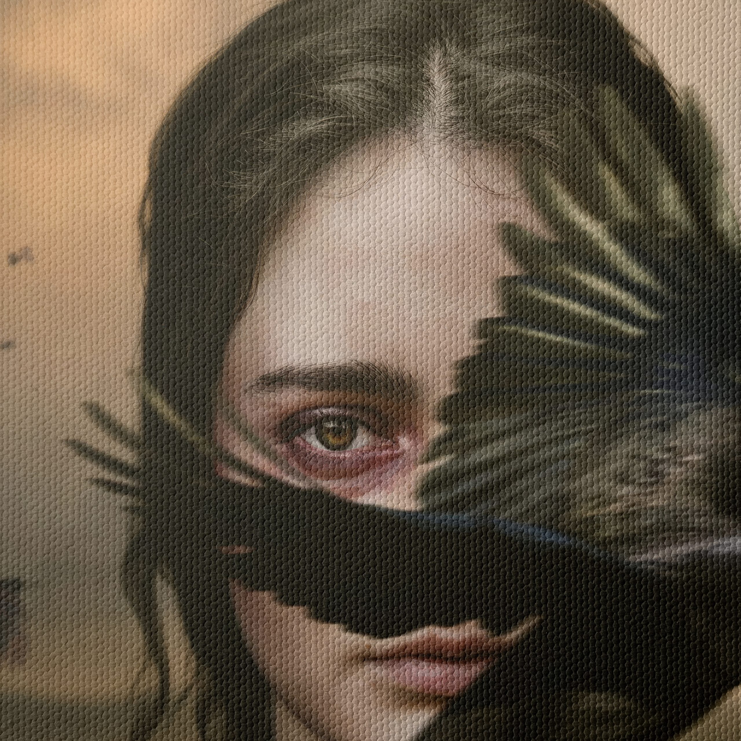 Surreal Female Portrait with Birds - Image 4