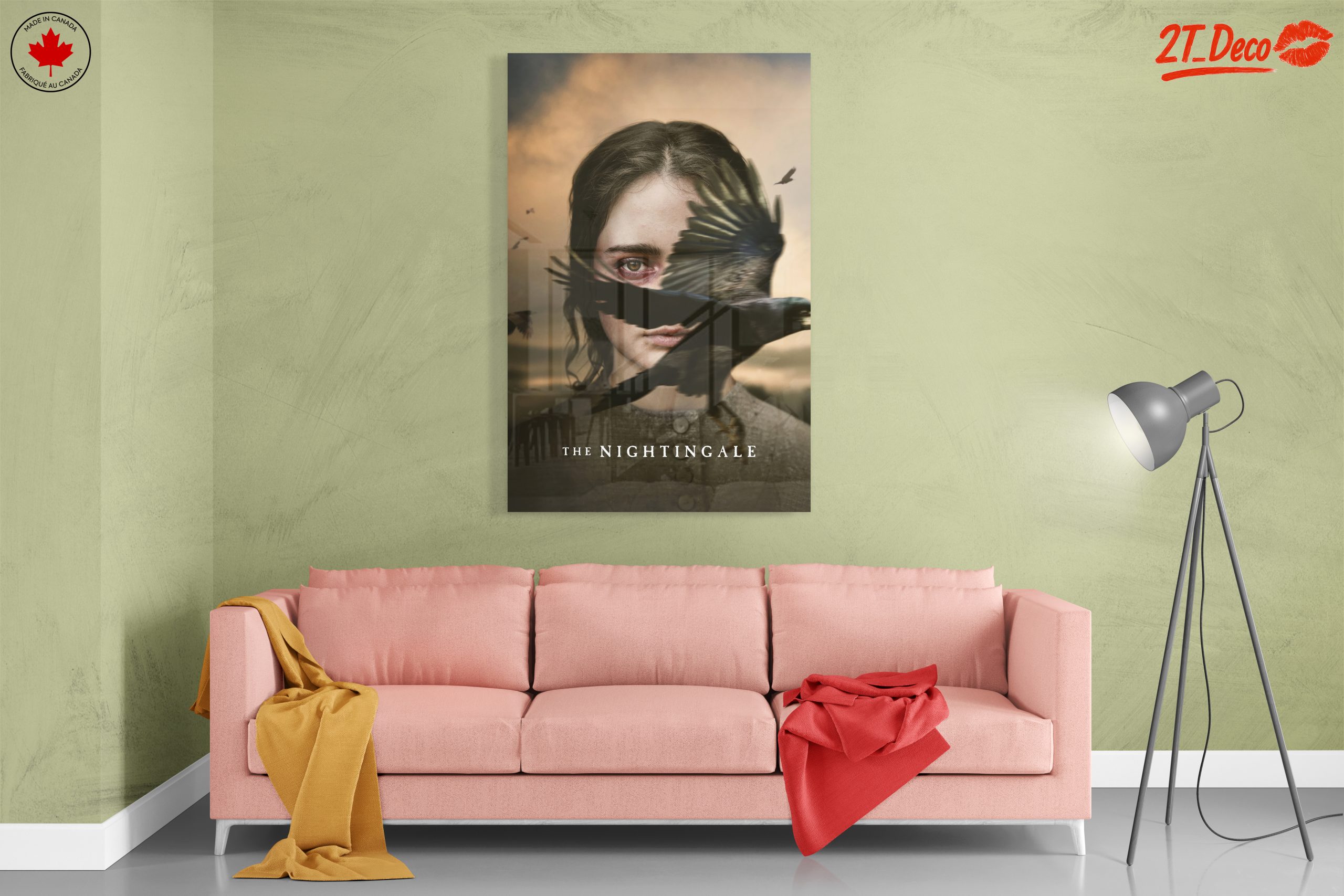 Surreal Female Portrait with Birds - Image 7