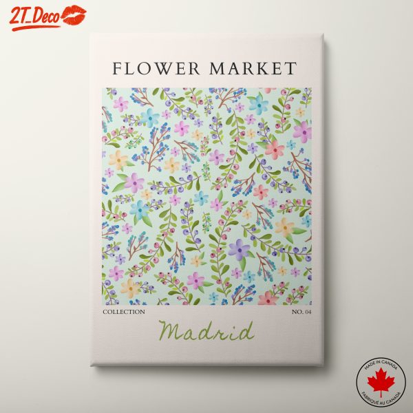 Colorful Floral Design for Home Decor