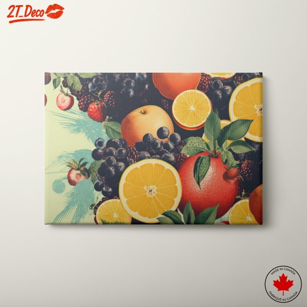 Vibrant Abstract Fruit Art for Your Space