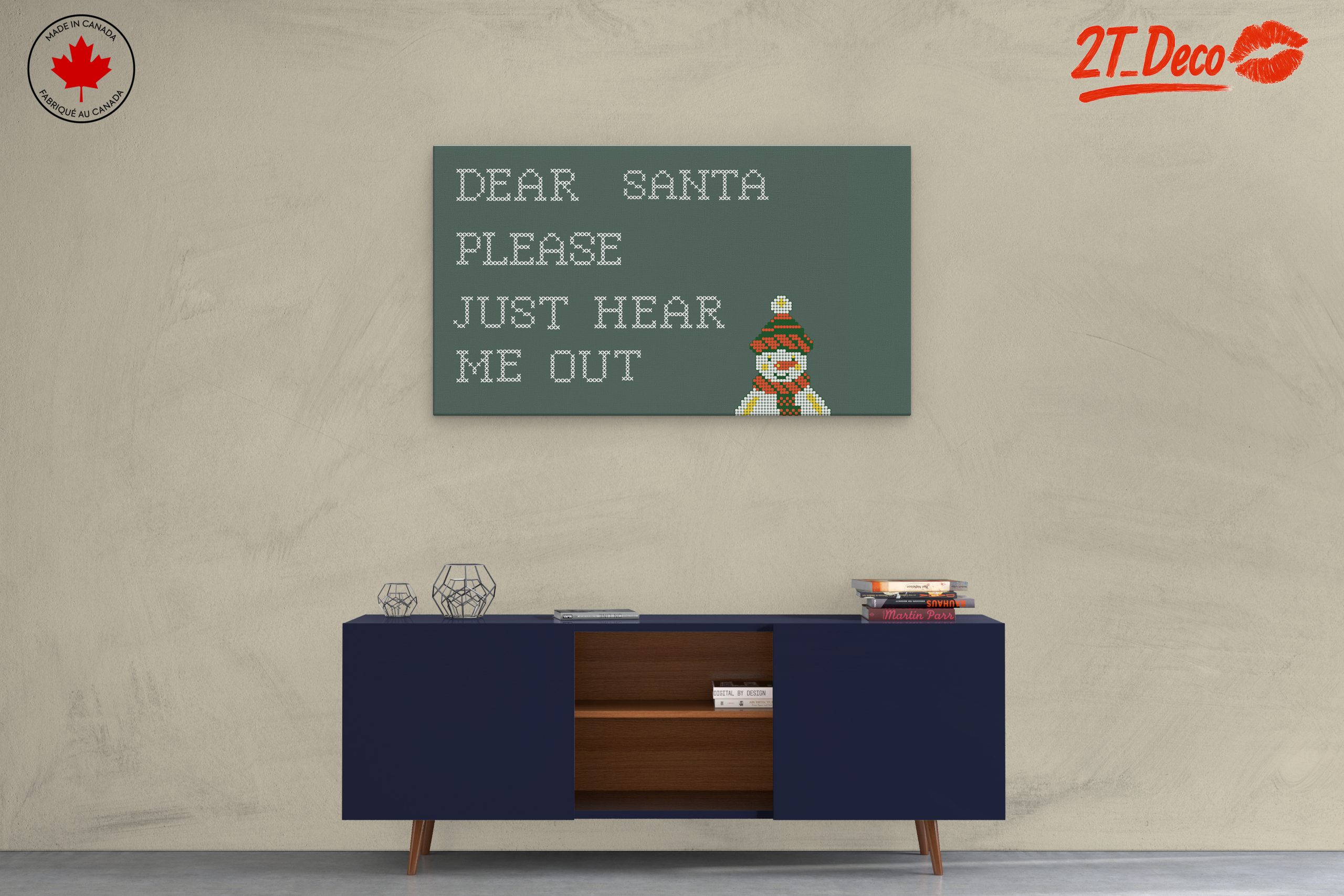 Dear Santa Letter Snowman Holiday Decor - Image 3