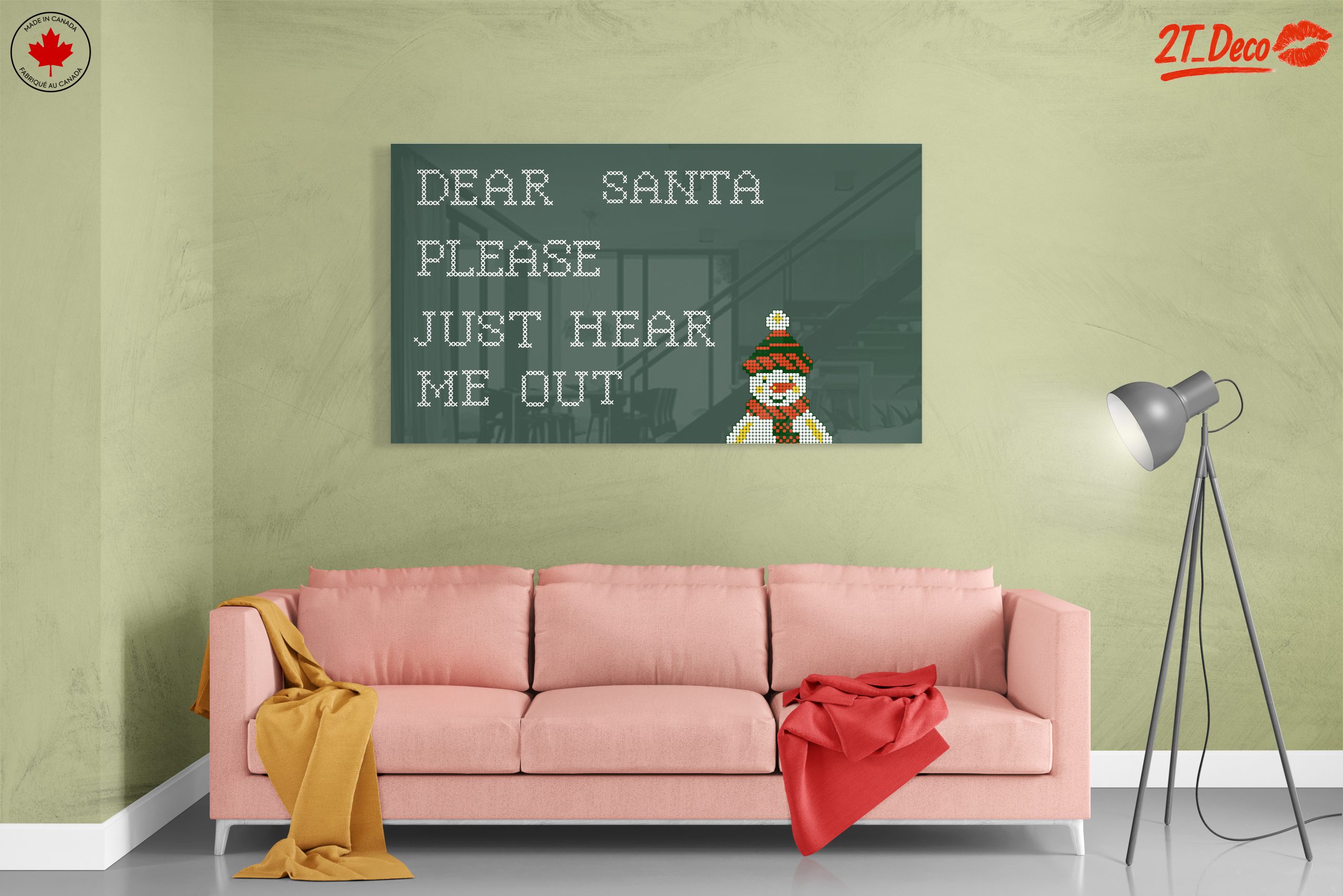 Dear Santa Letter Snowman Holiday Decor - Image 7
