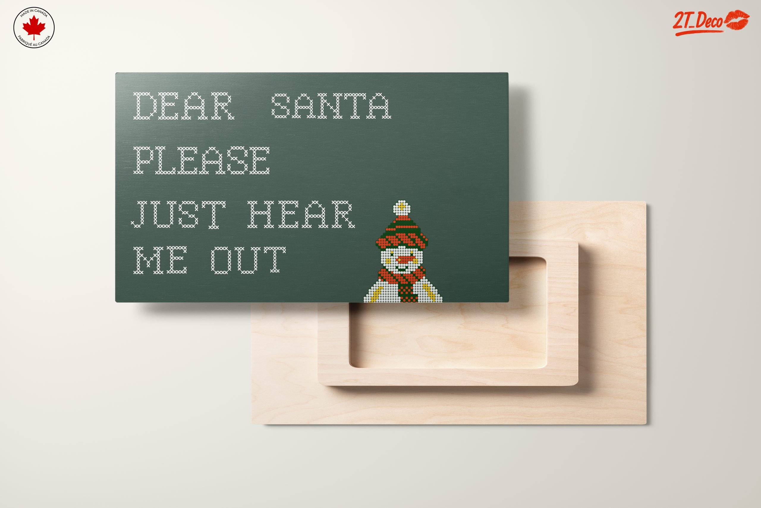 Dear Santa Letter Snowman Holiday Decor - Image 11