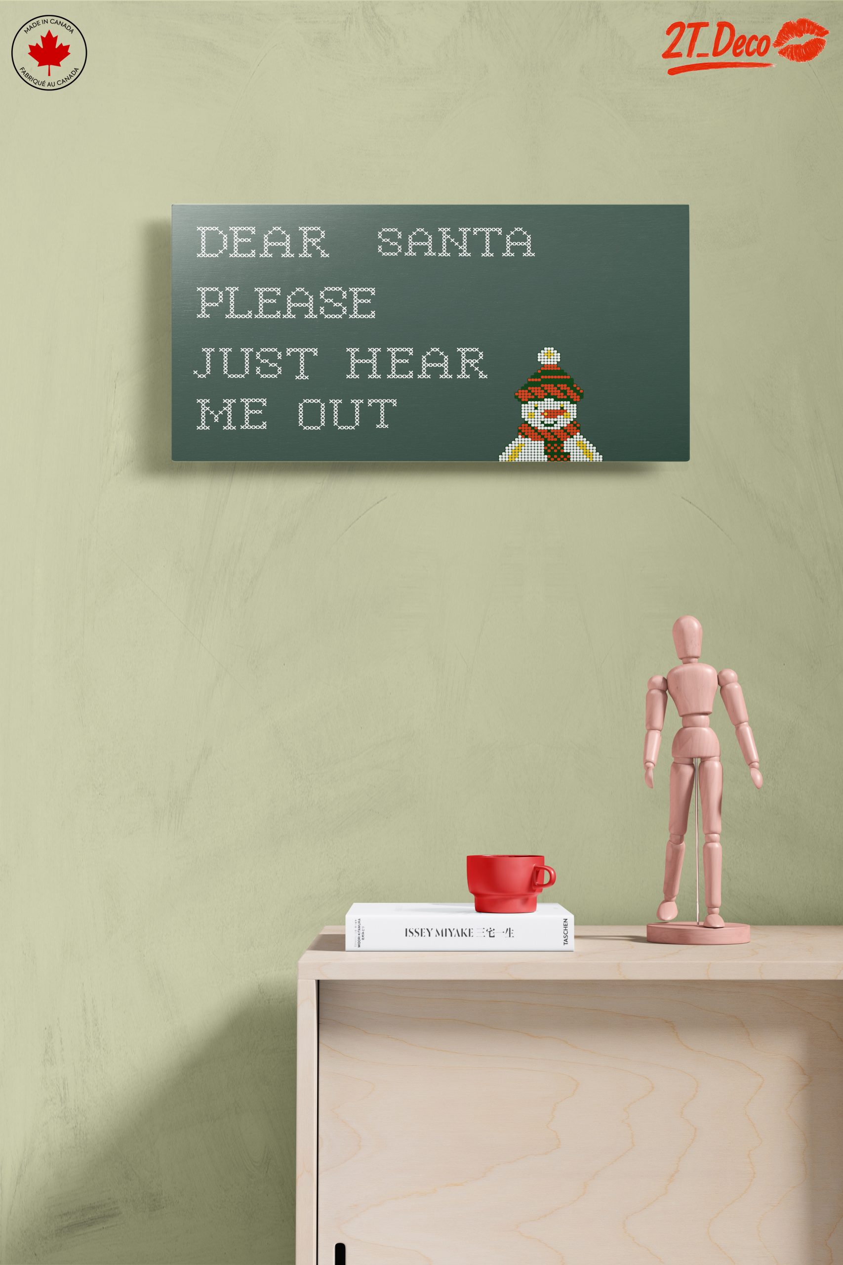 Dear Santa Letter Snowman Holiday Decor - Image 14