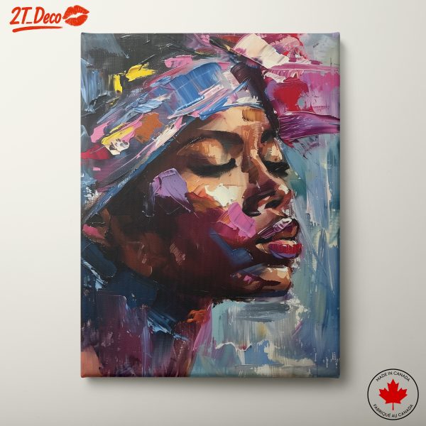 Vibrant Afrocentric Portrait Art