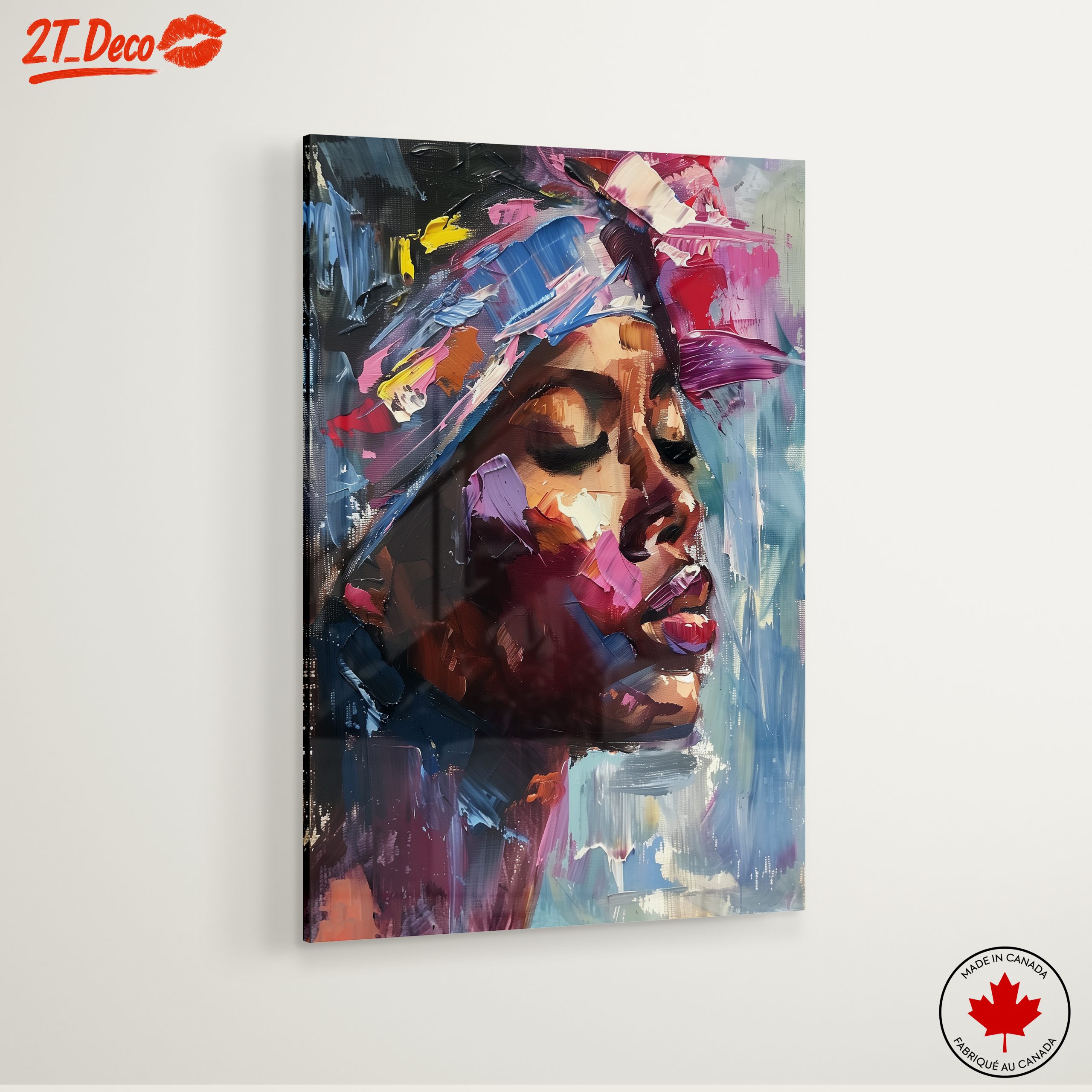 Vibrant Afrocentric Portrait Art - Image 6