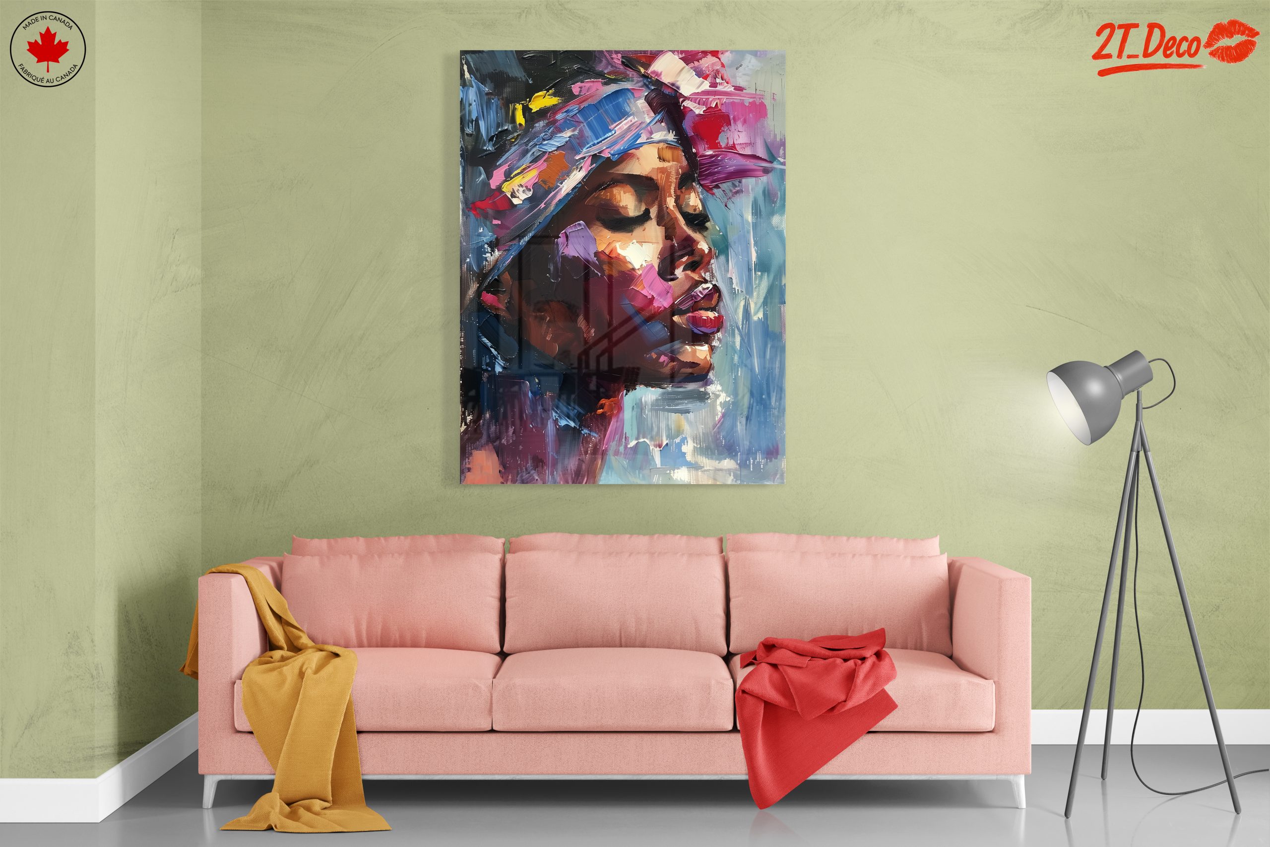 Vibrant Afrocentric Portrait Art - Image 7