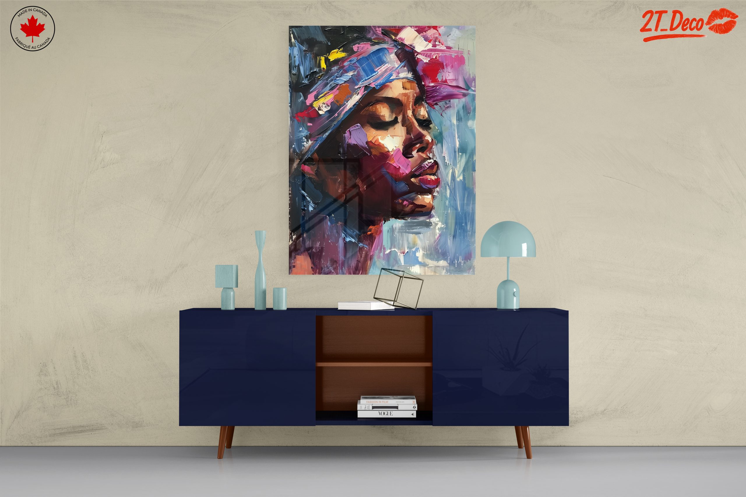 Vibrant Afrocentric Portrait Art - Image 8