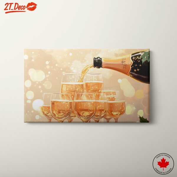 Sparkling Champagne Celebration Art