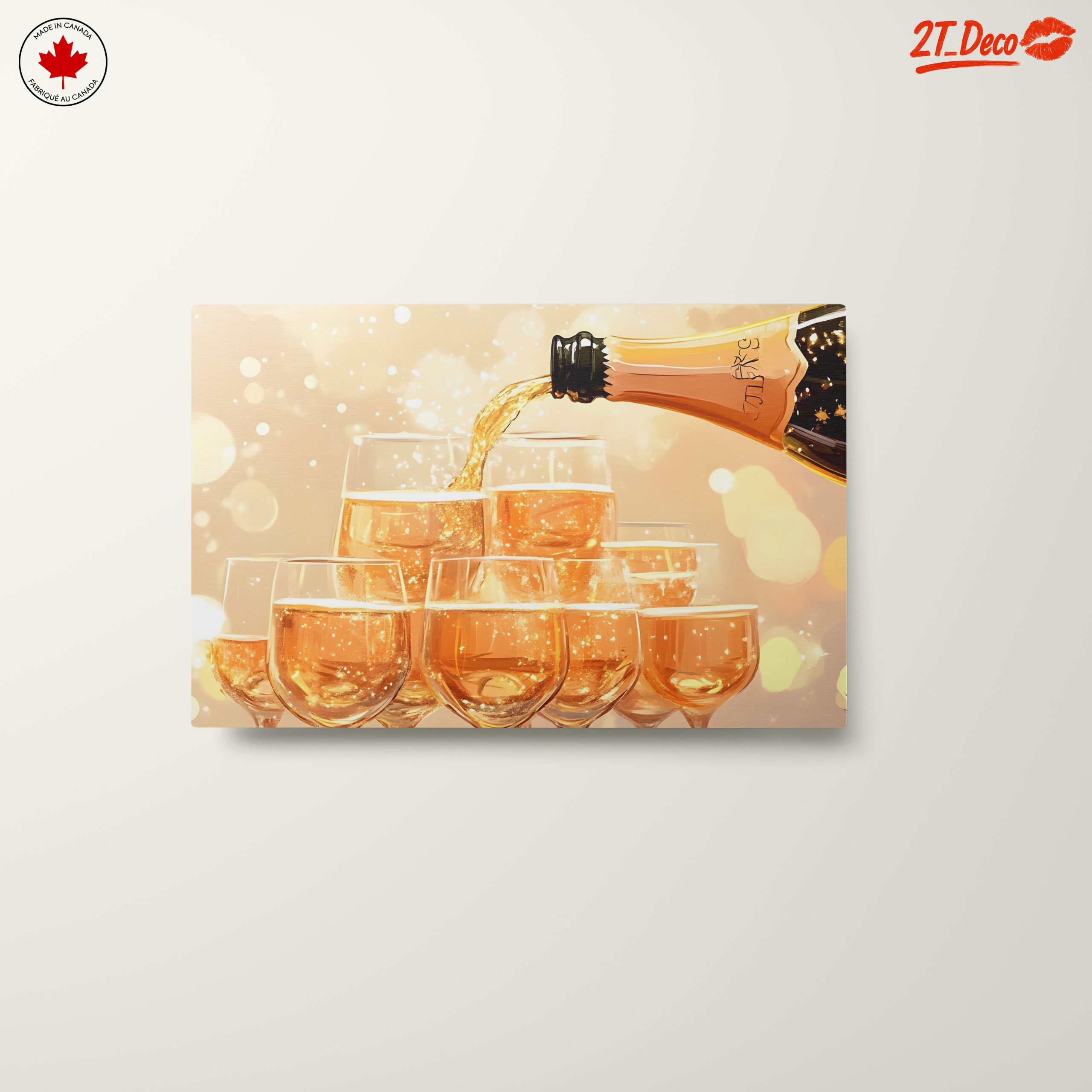 Sparkling Champagne Celebration Art - Image 10