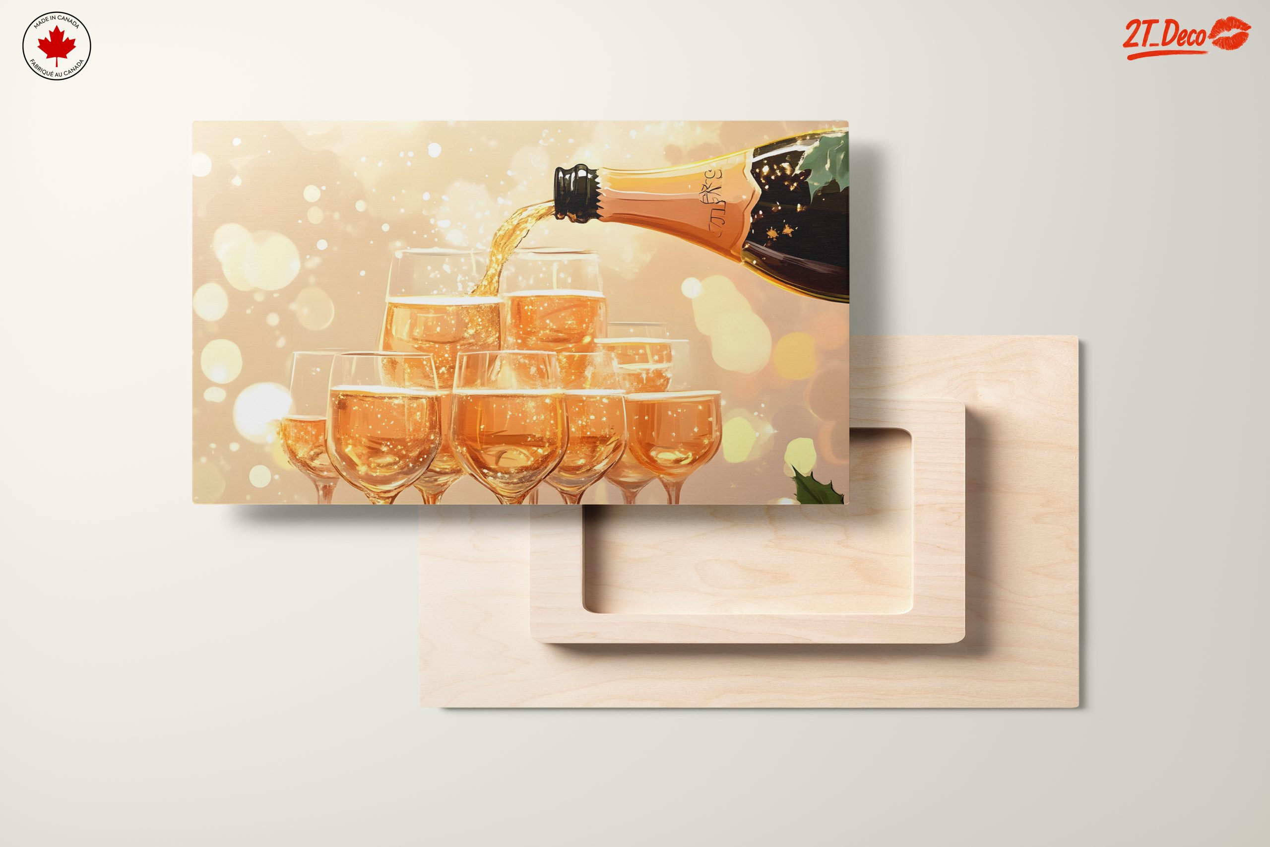 Sparkling Champagne Celebration Art - Image 11