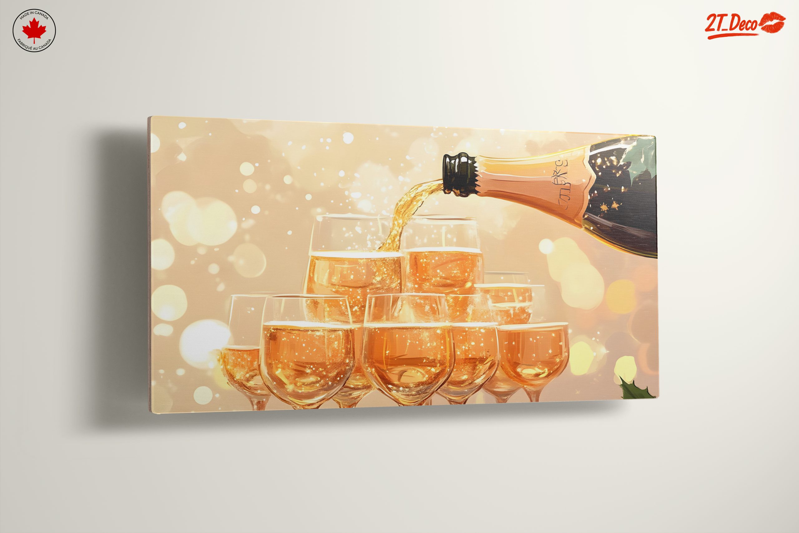 Sparkling Champagne Celebration Art - Image 13