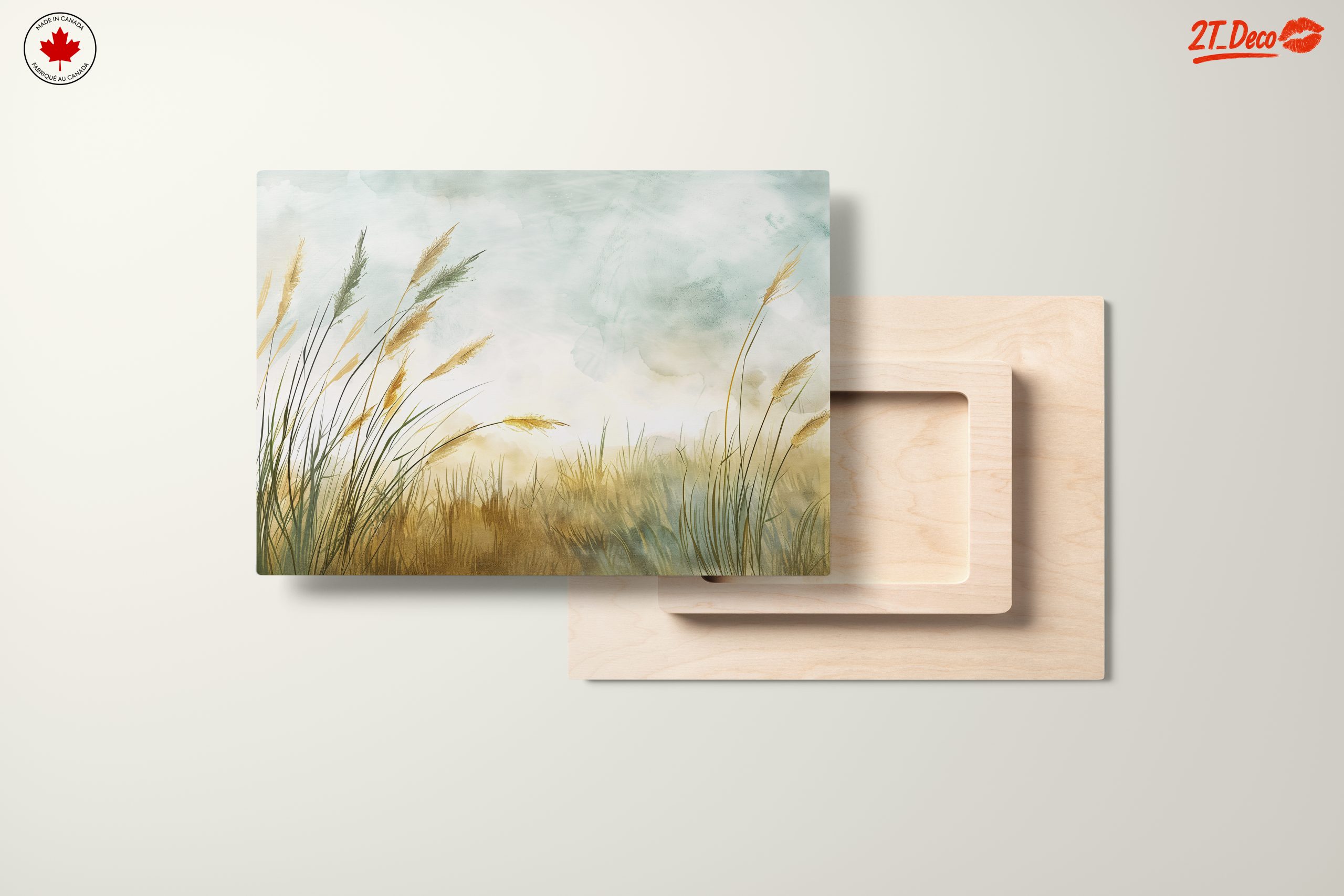 Soft Abstract Landscape with Grasses - Image 11