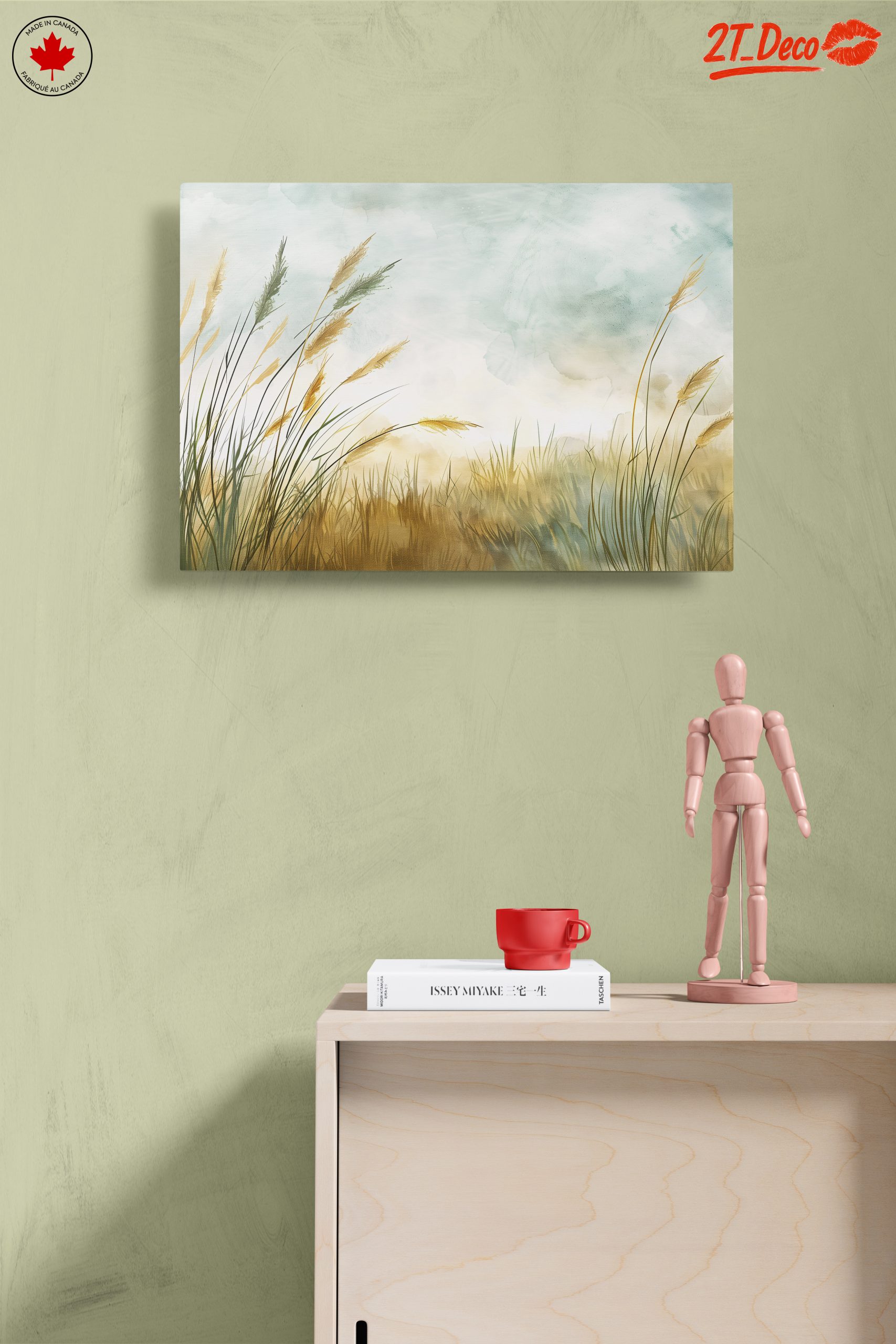 Soft Abstract Landscape with Grasses - Image 14