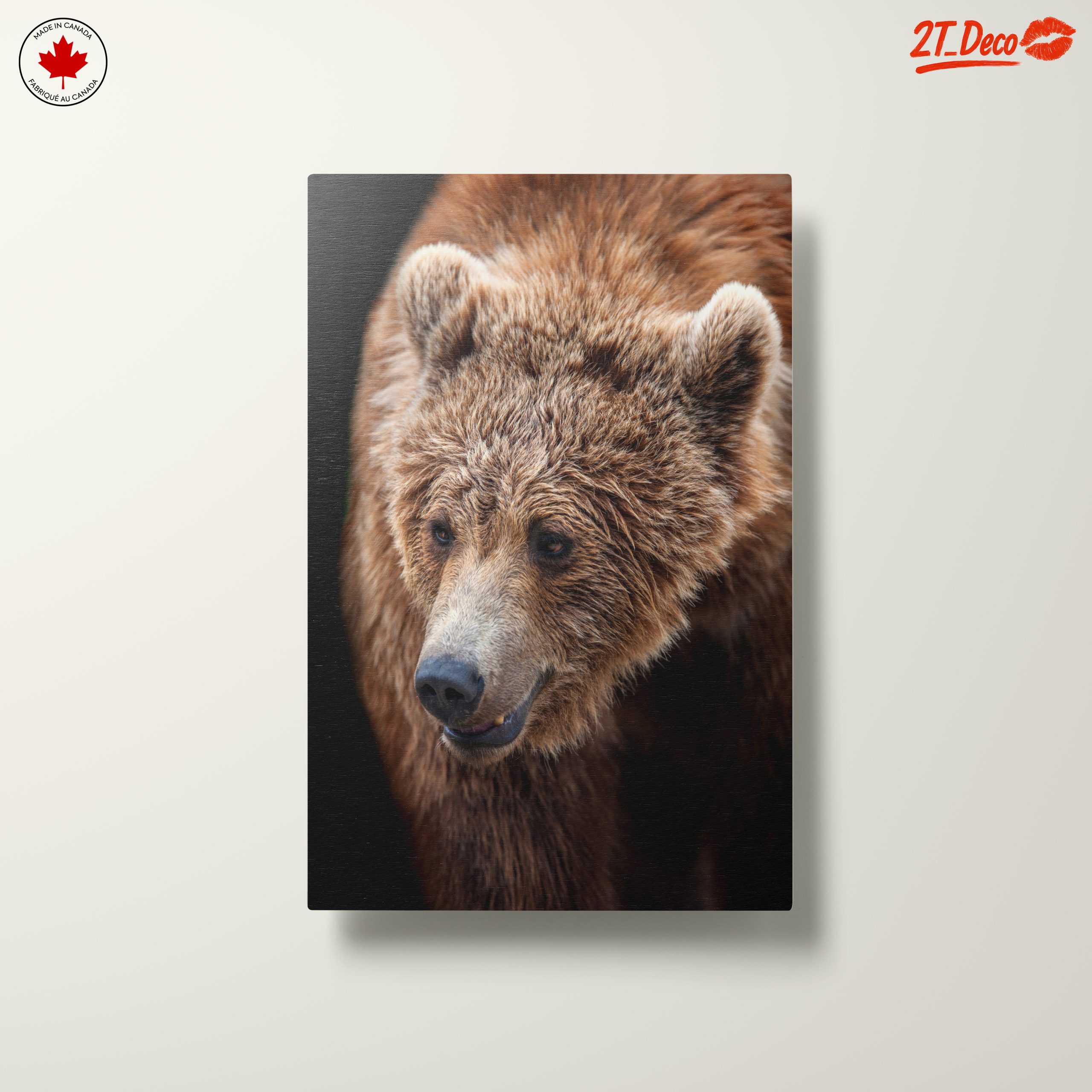 Realistic Bear Portrait Wall Art - Image 10