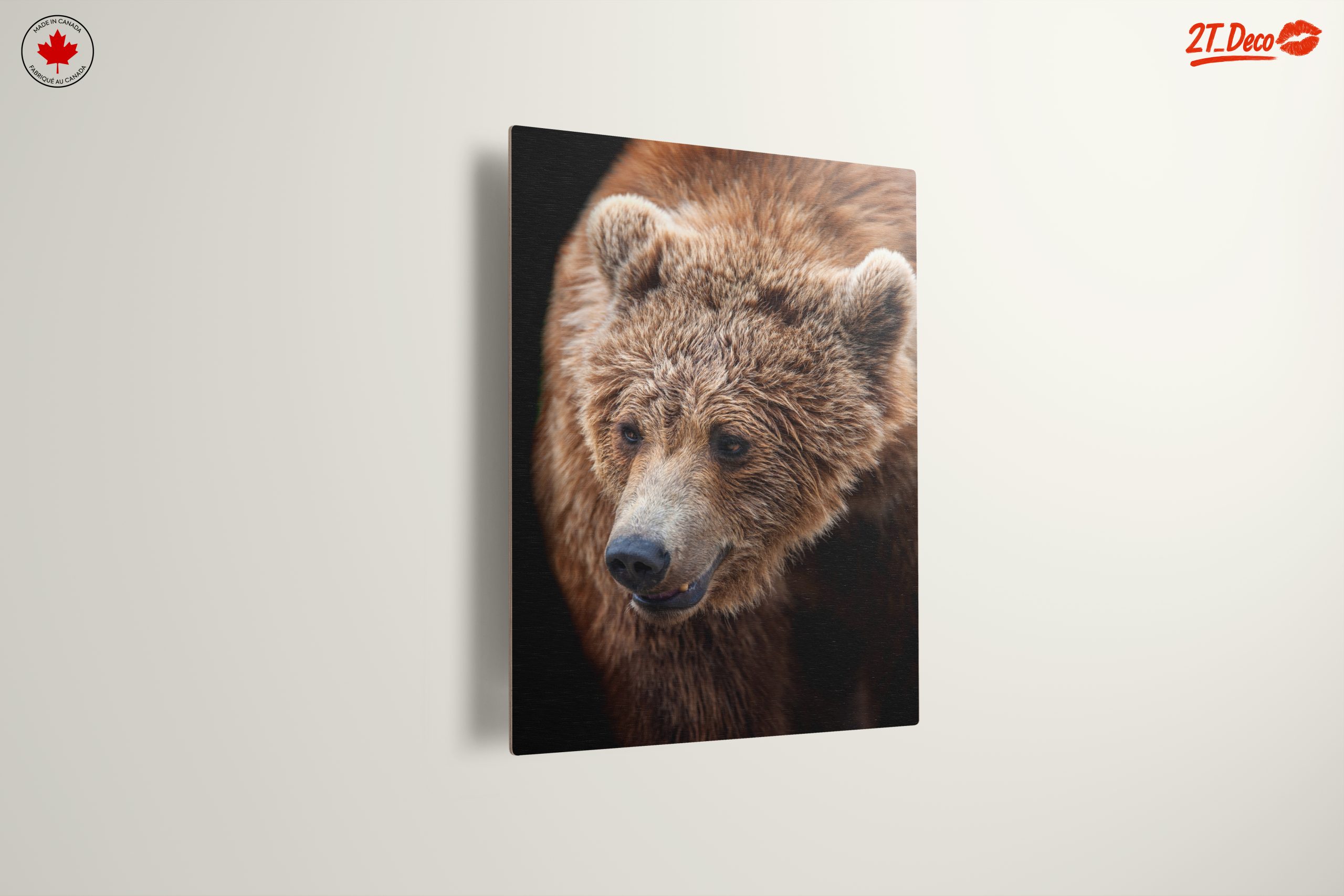 Realistic Bear Portrait Wall Art - Image 13