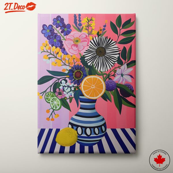 Vibrant Floral Arrangement in Vase