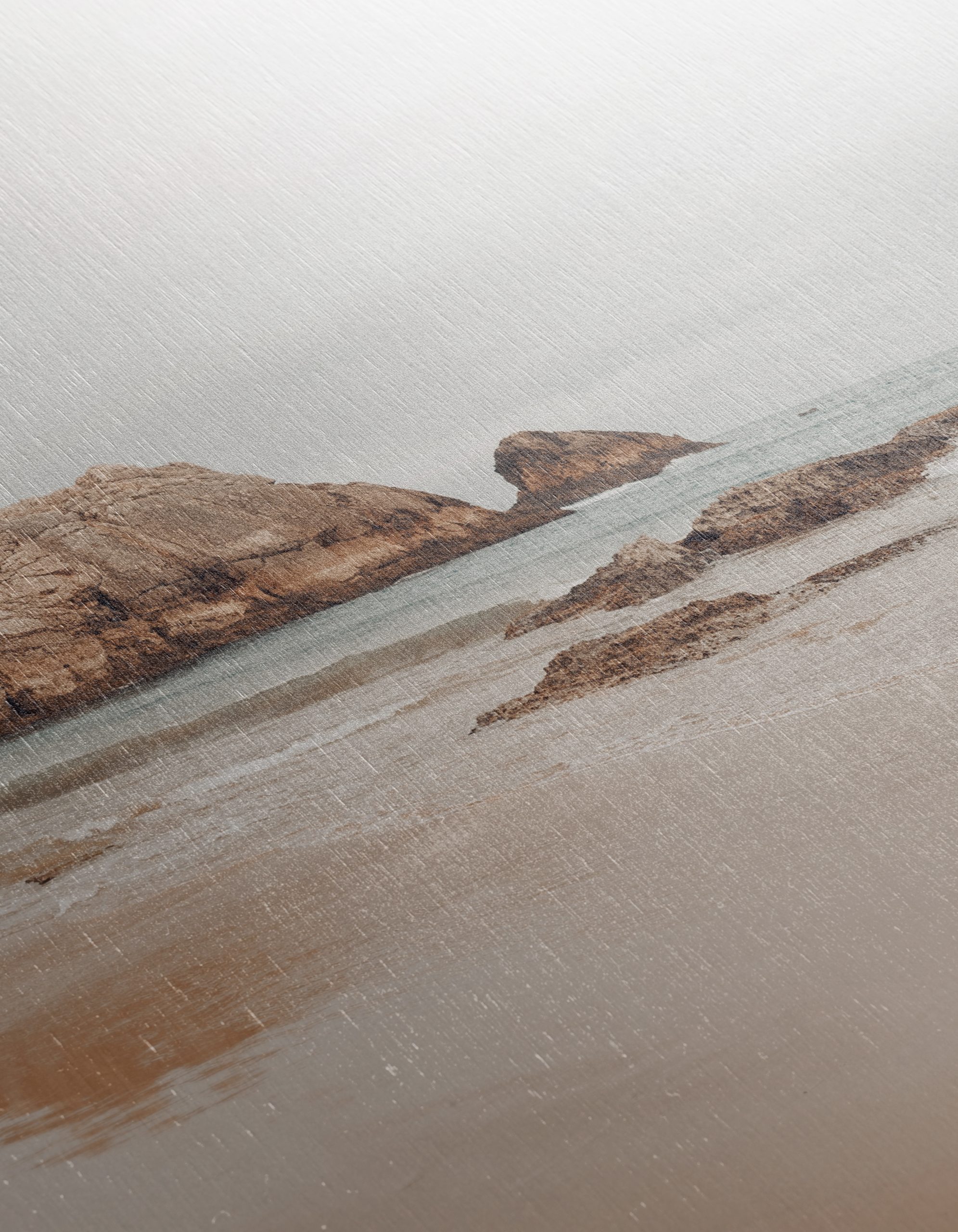 Serene Beach Landscape with Rocks - Image 12