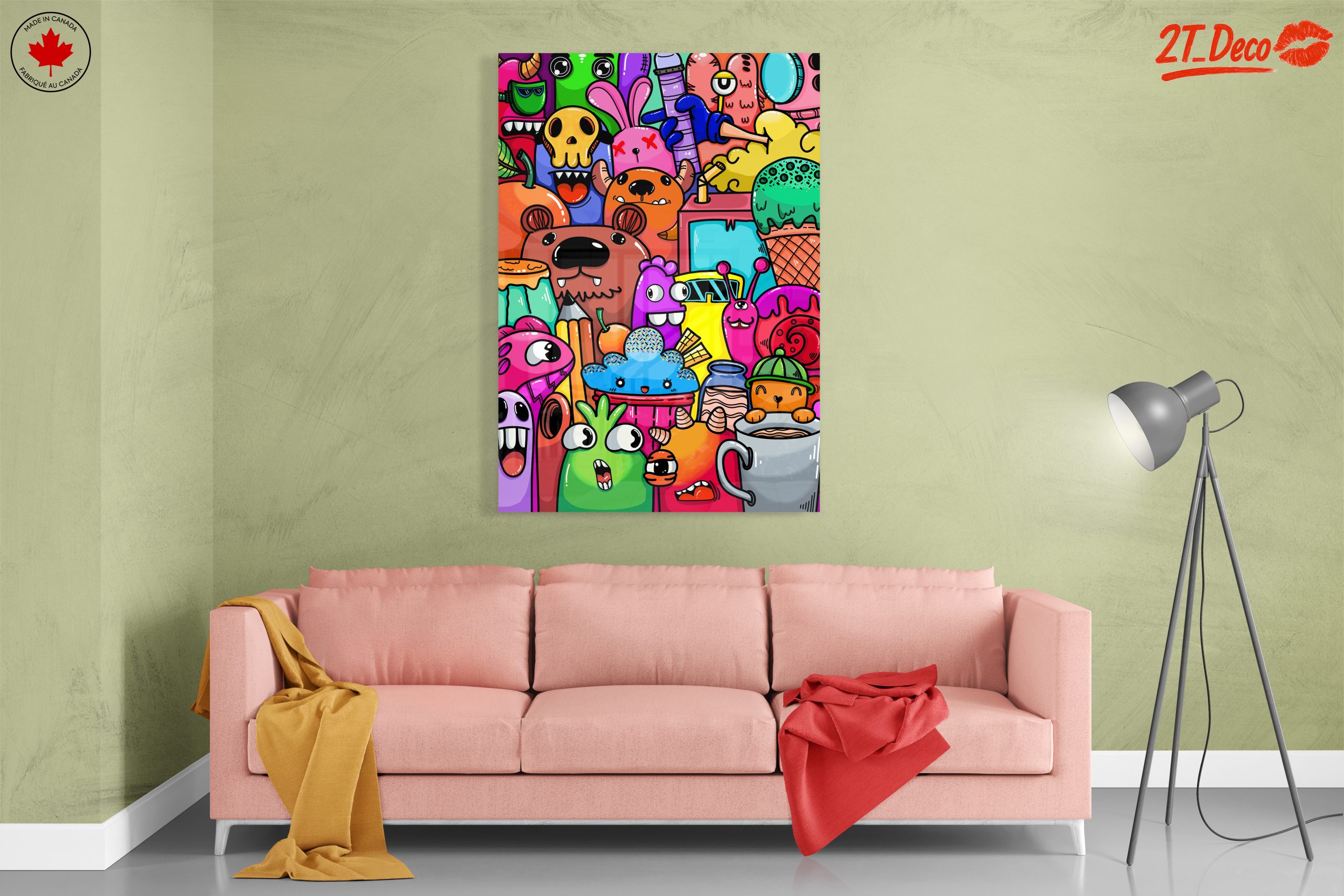 Whimsical Cute Cartoon Characters Art - Image 7