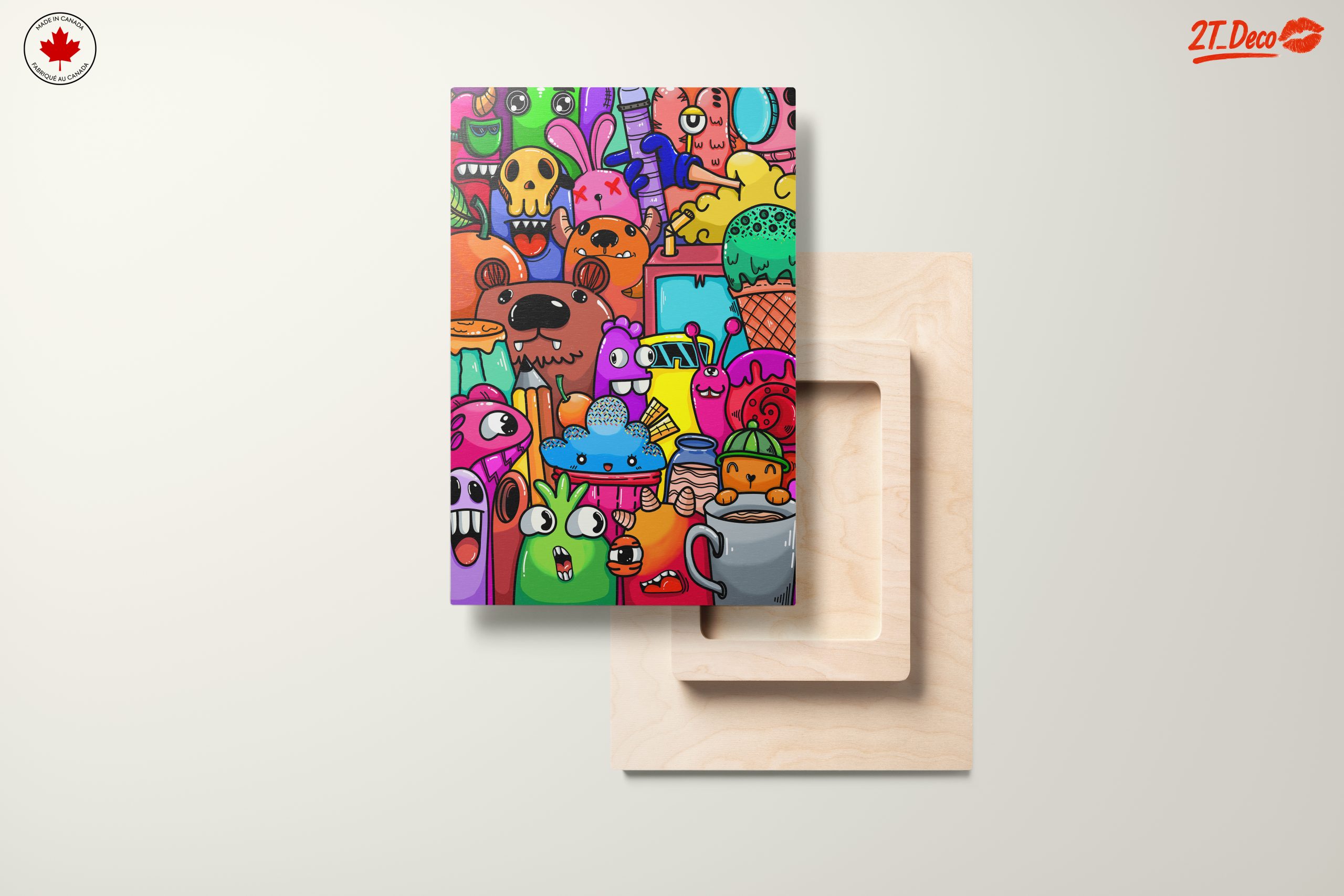 Whimsical Cute Cartoon Characters Art - Image 11