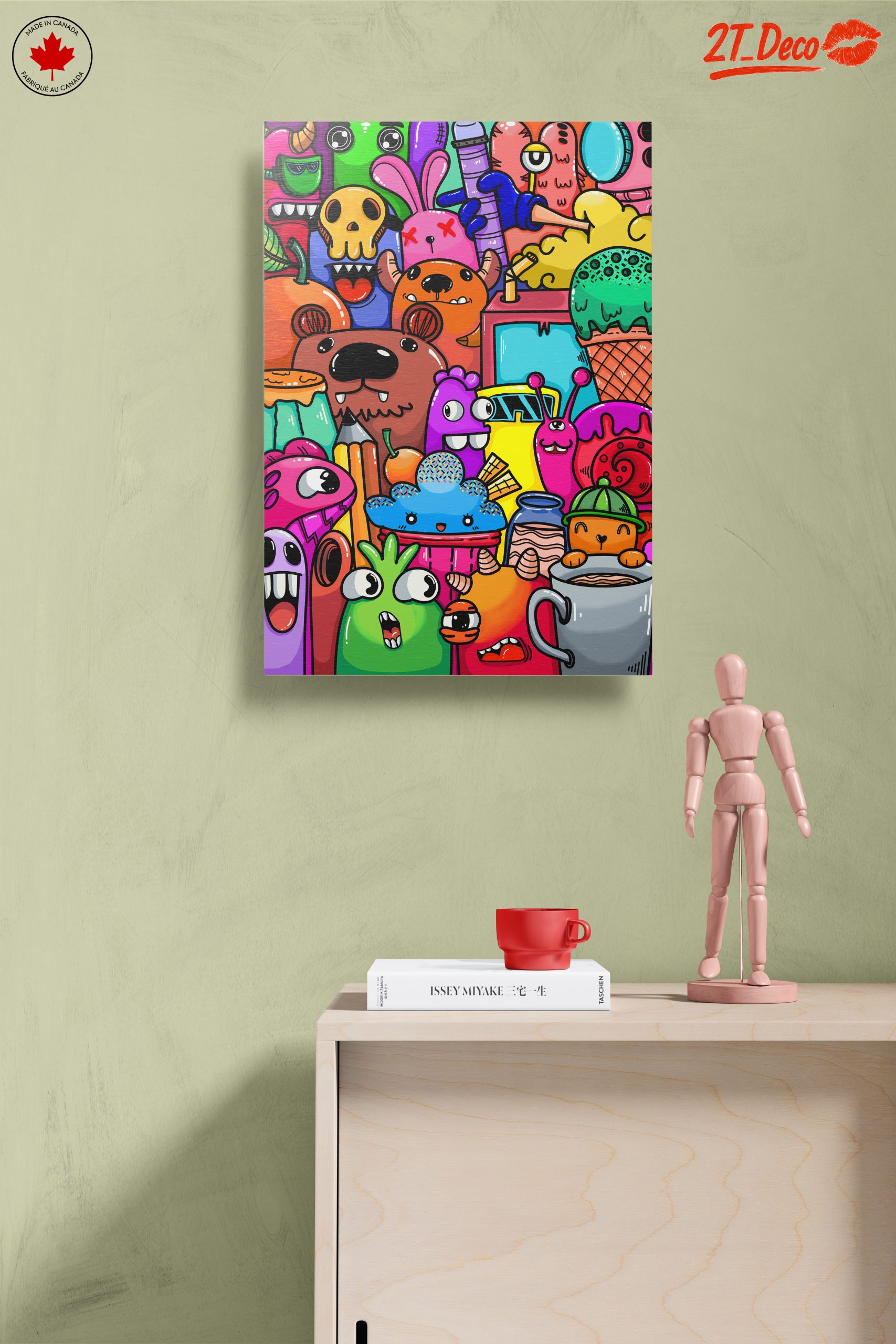 Whimsical Cute Cartoon Characters Art - Image 14