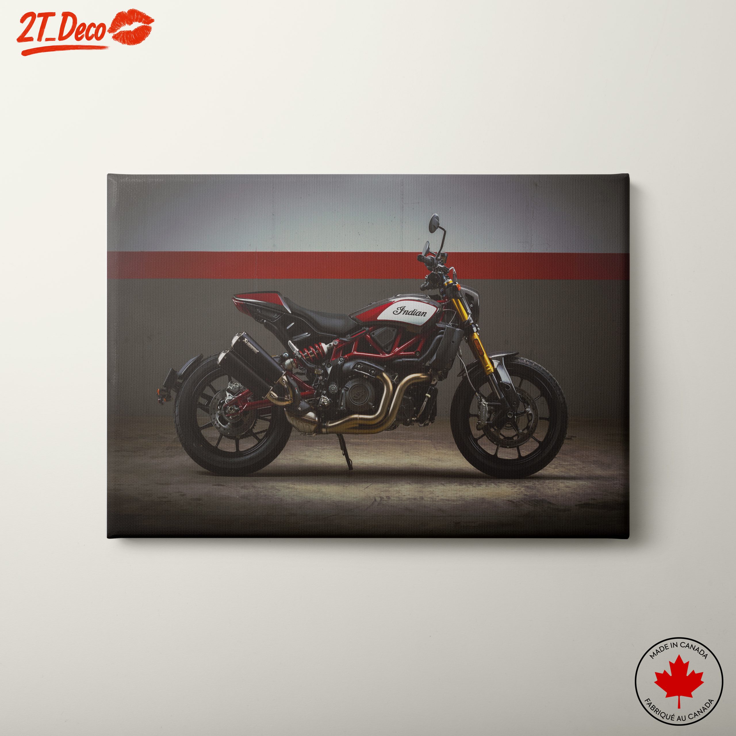 Stylish Indian Motorcycle on Display