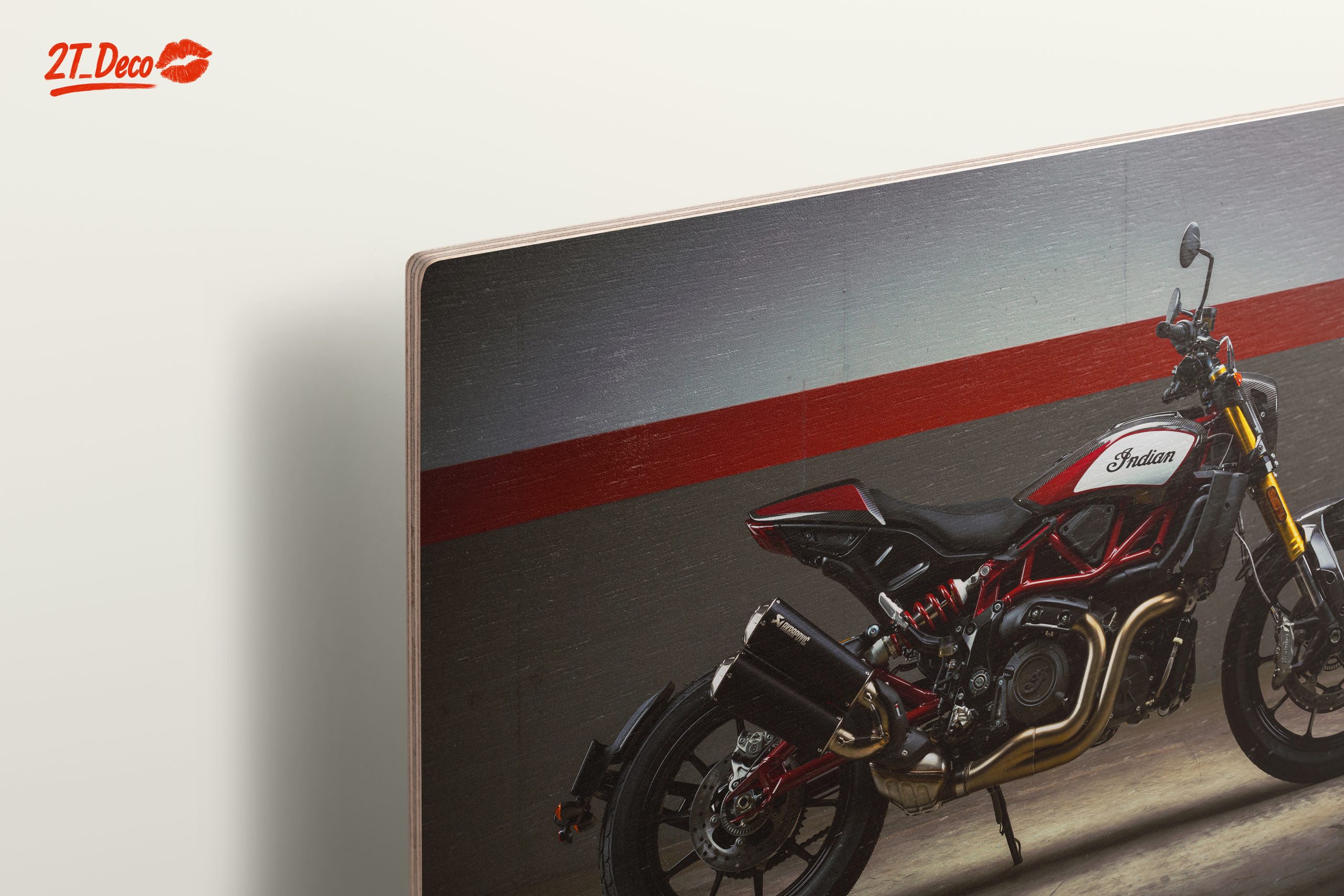 Stylish Indian Motorcycle on Display - Image 15