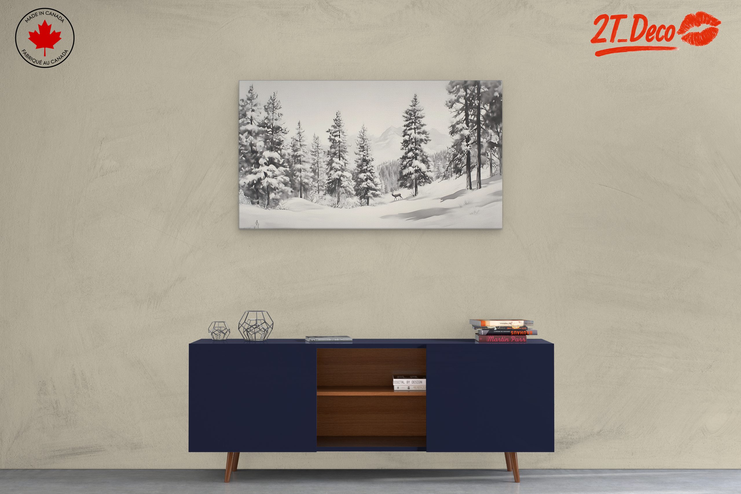 Serene Winter Landscape with Snowy Trees 7 - Image 3