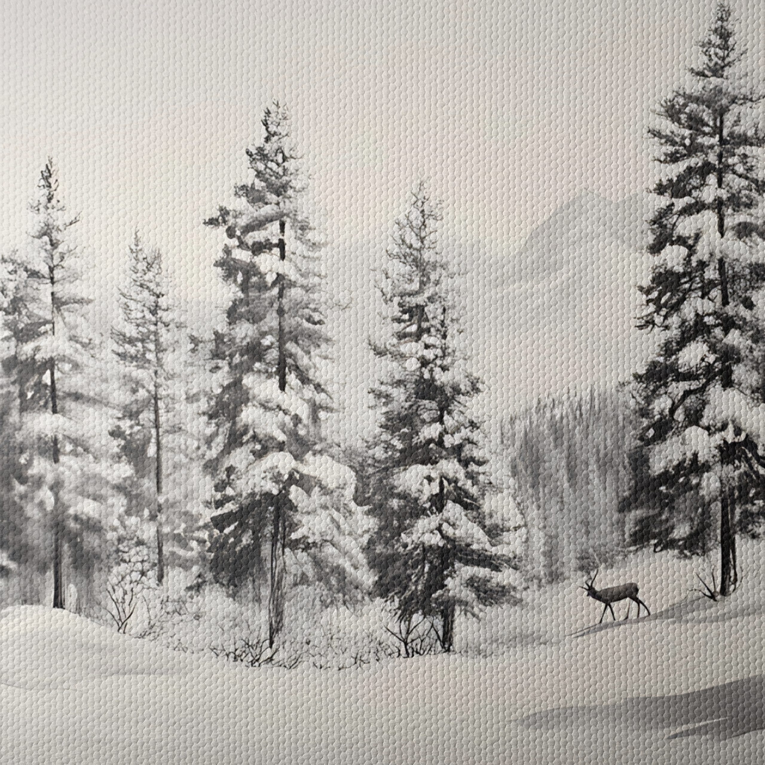 Serene Winter Landscape with Snowy Trees 7 - Image 4