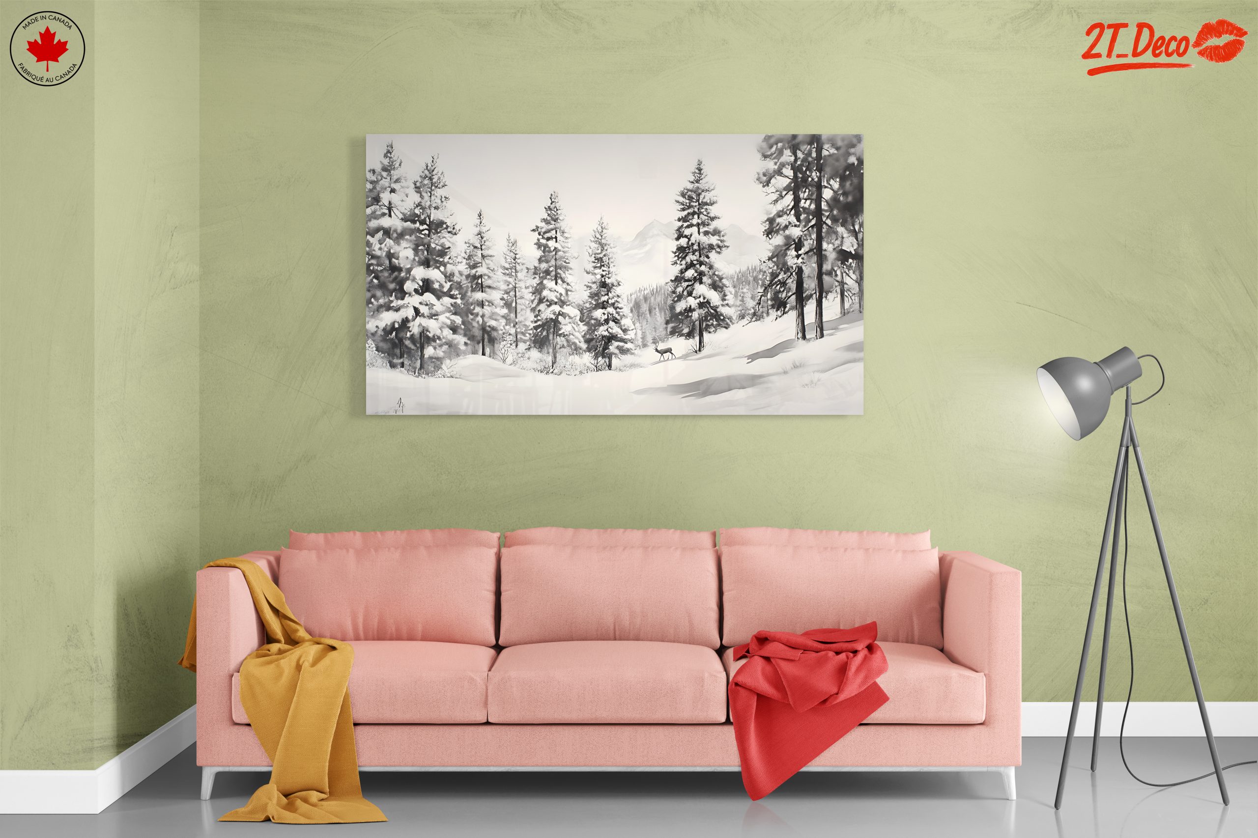 Serene Winter Landscape with Snowy Trees 7 - Image 7