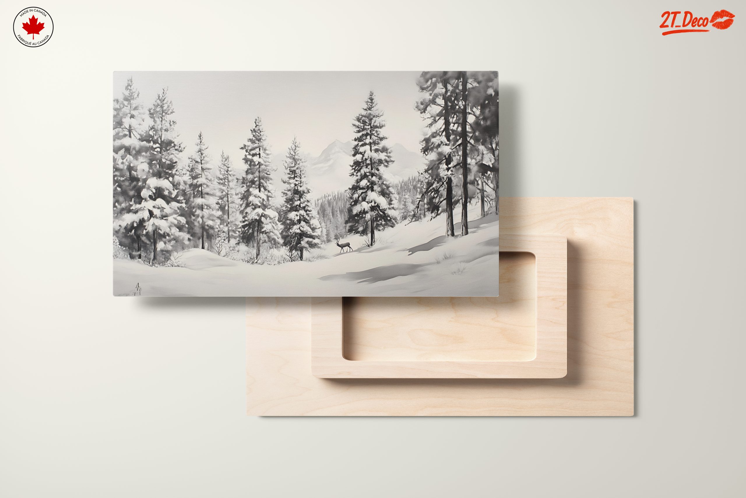 Serene Winter Landscape with Snowy Trees 7 - Image 11