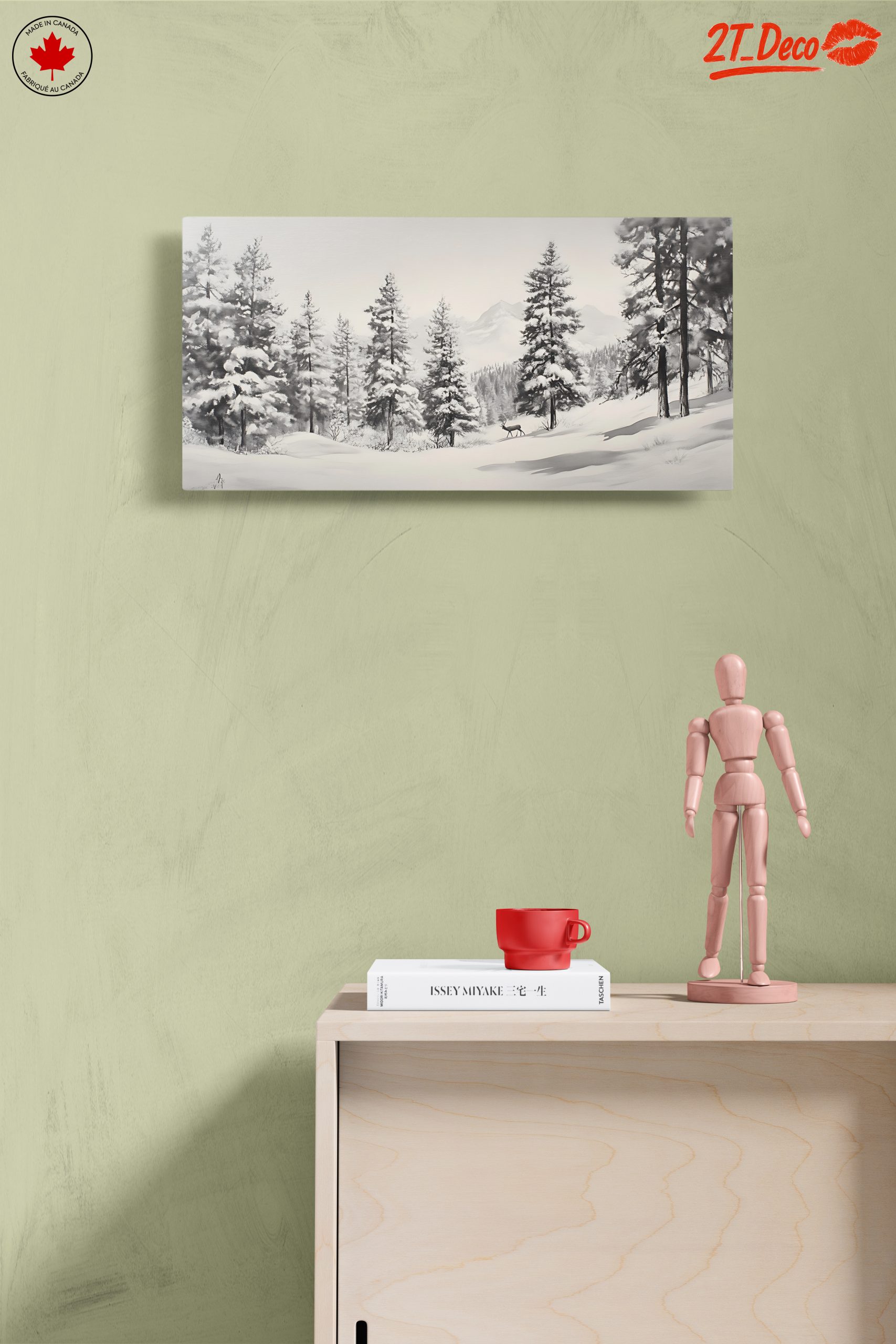Serene Winter Landscape with Snowy Trees 7 - Image 14