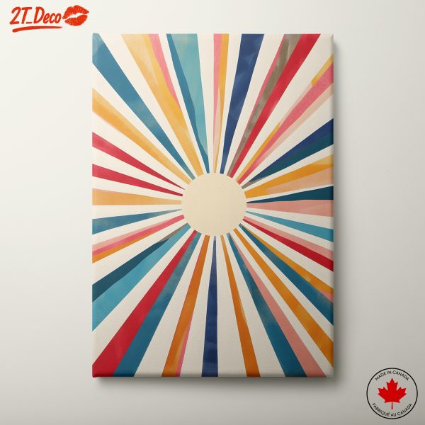 Vibrant Contemporary Geometric Artwork